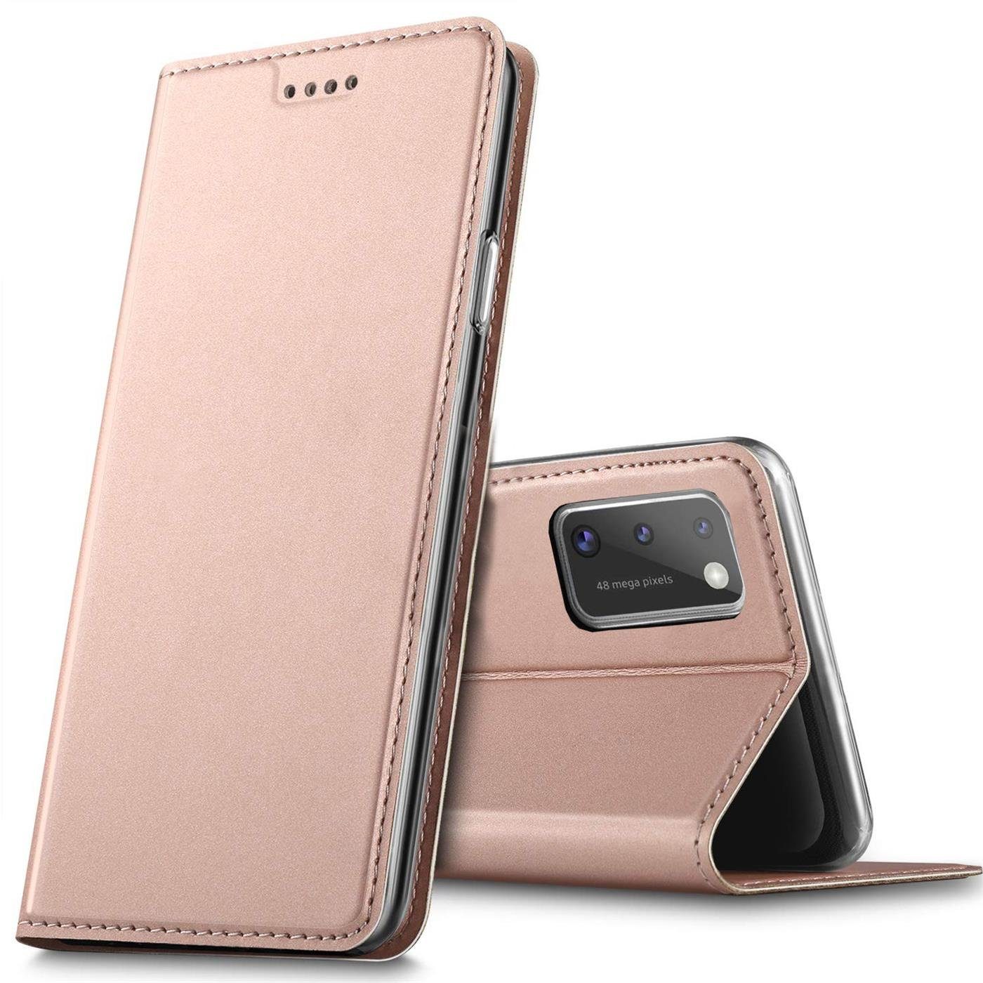 CoolGadget Handyhülle Magnet Case Handy Tasche für Samsung Galaxy A41 6,1 Zoll, Hülle Klapphülle Ultra Slim Flip Cover für Samsung A41 Schutzhülle