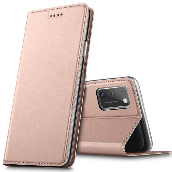 CoolGadget Handyhülle Magnet Case Handy Tasche für Samsung Galaxy A41 6 1 Zoll Hülle Klapphülle Ultra Slim Flip Cover für Samsung A41 Schutzhülle