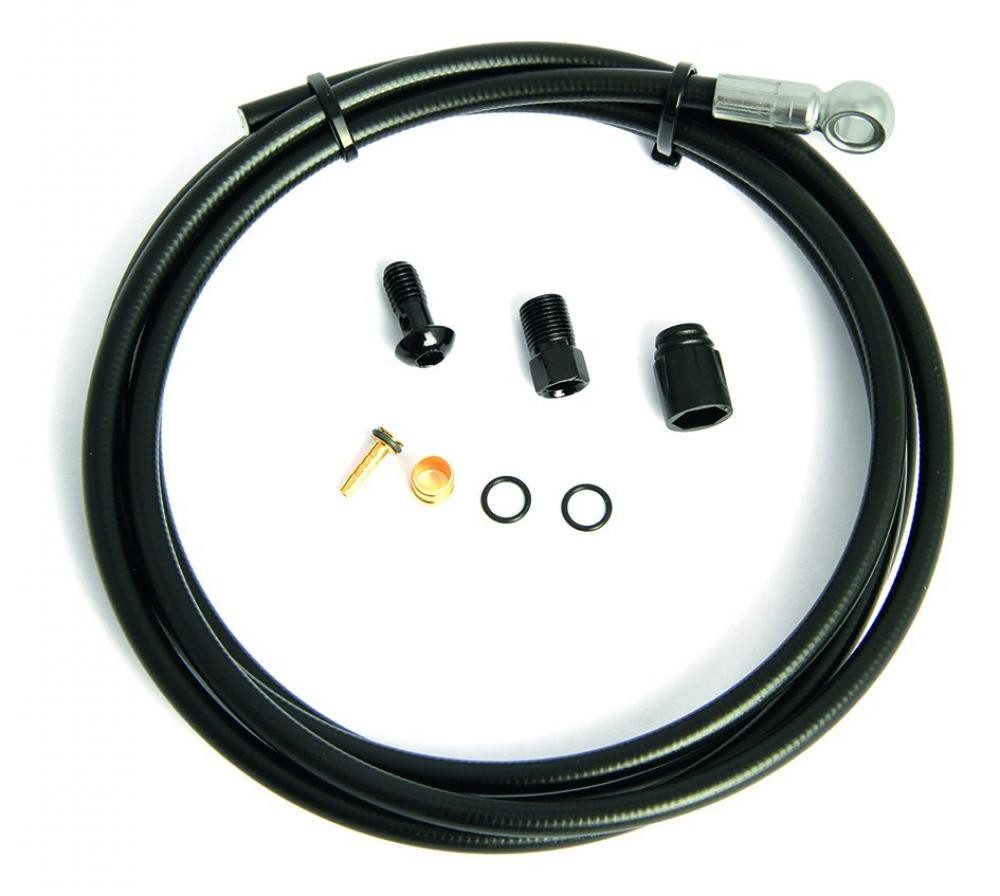 Tektro Felgenbremse Tektro Bremsleitung 5.5 2000 Mm Banjo Schwarz