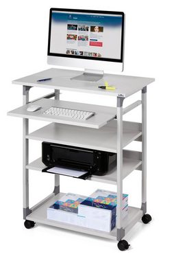 DURABLE Bürowagen TROLLEY, Durable 372010 System Computer Trolley 75 VH, grau