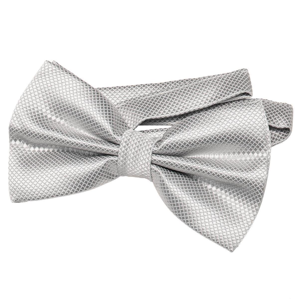 DonDon Fliege DonDon Herren Fliege 12 x 6 cm gebunden (Packung, 1-St) bereits gebunden, verstellbar, Seidenlook