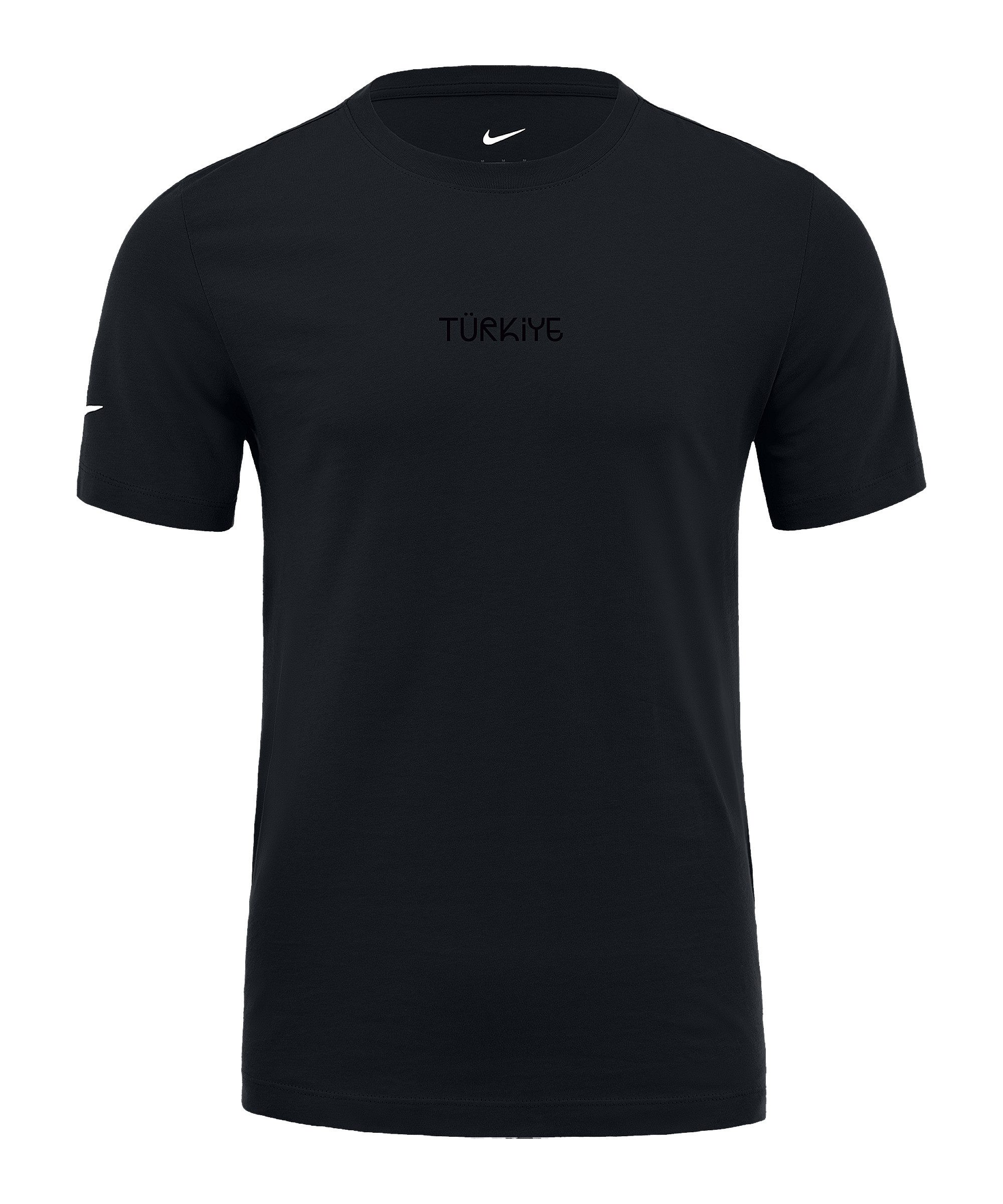 Nike T-Shirt Nike Performance Türkiye Black Series T-Shirt Baumwolle günstig online kaufen