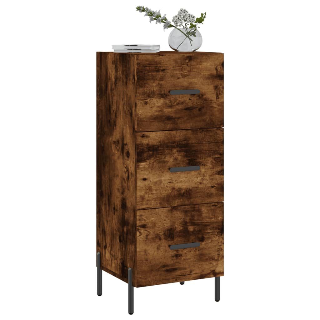 vidaXL Sideboard Sideboard Räuchereiche 34,5x34x90 cm günstig online kaufen