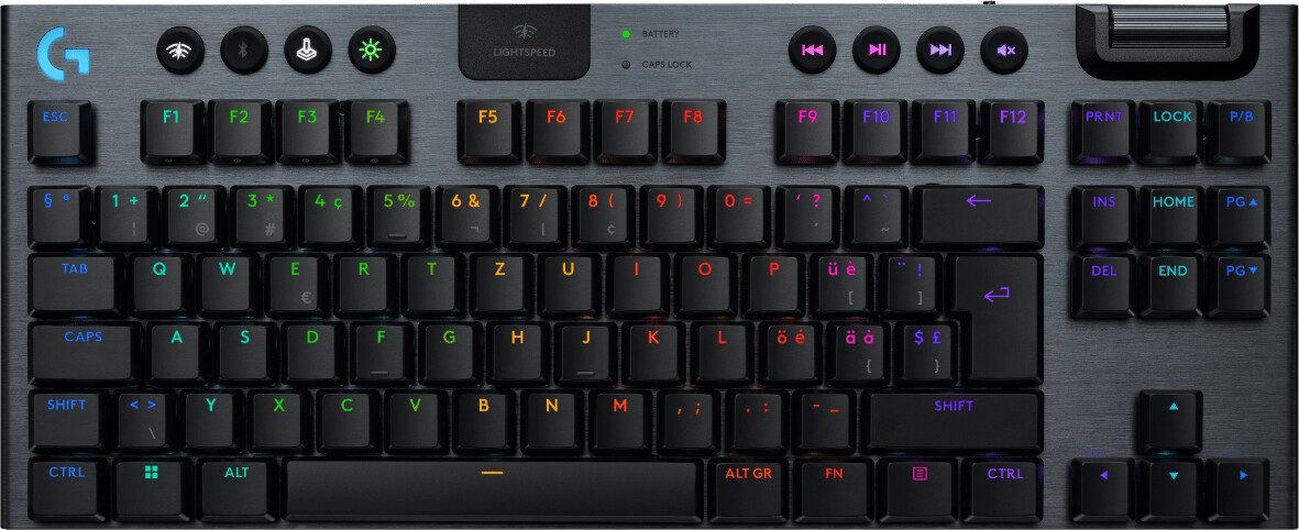 Logitech G G915 X LIGHTSPEED TKL Wireless Gaming Keyboard - BLACK - DEU Gaming-Tastatur