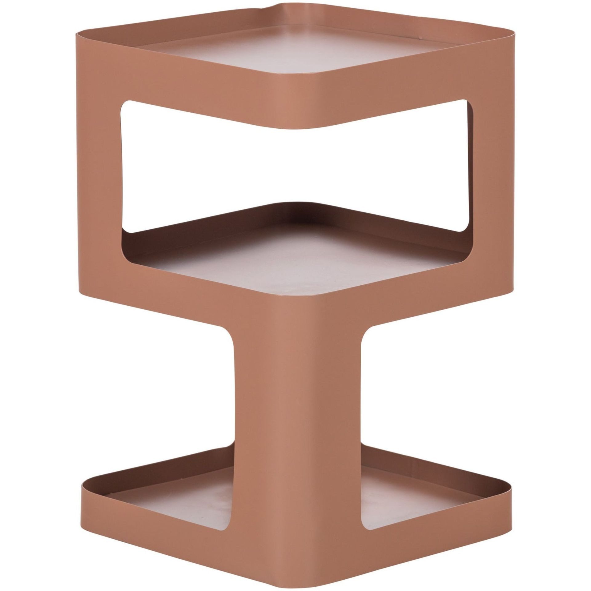 WOOOD Beistelltisch Retro Beistelltisch Couchtisch Nachttisch Riv Metall