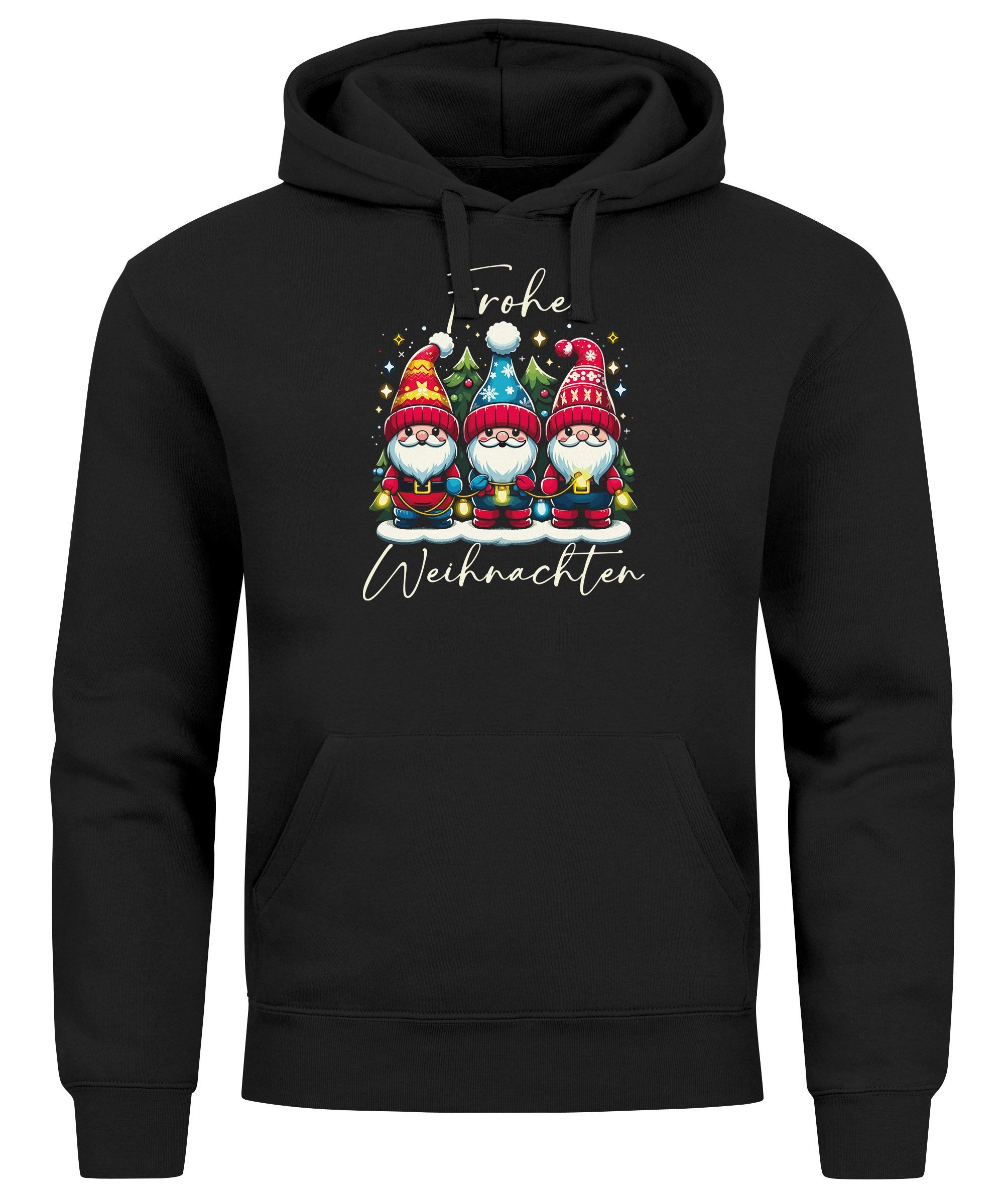 Hoodie Hoodie Herren Frohe Weihnachten Wichtel Weihnachtspullover Männer