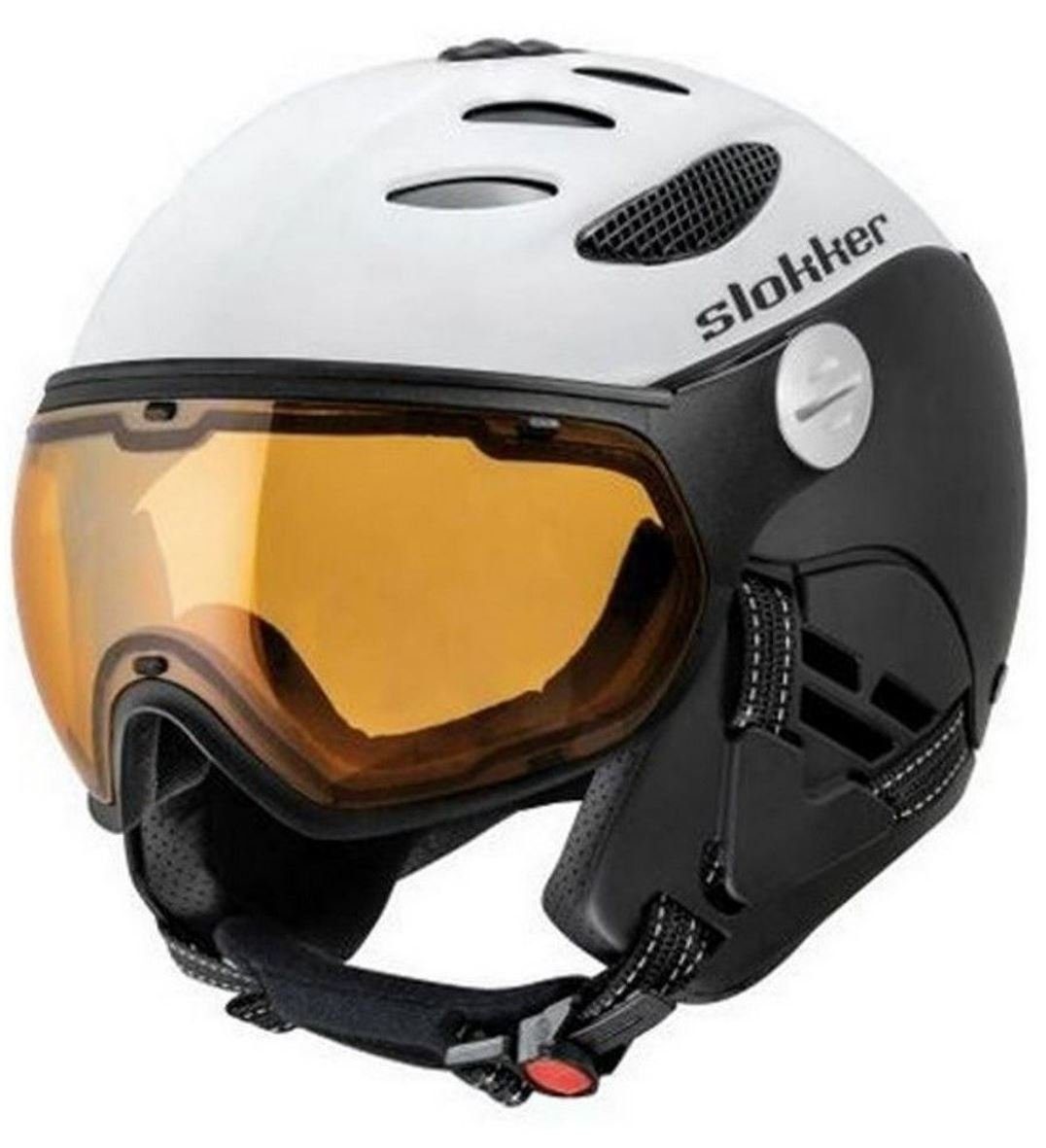 Slokker Skihelm BALO White Black