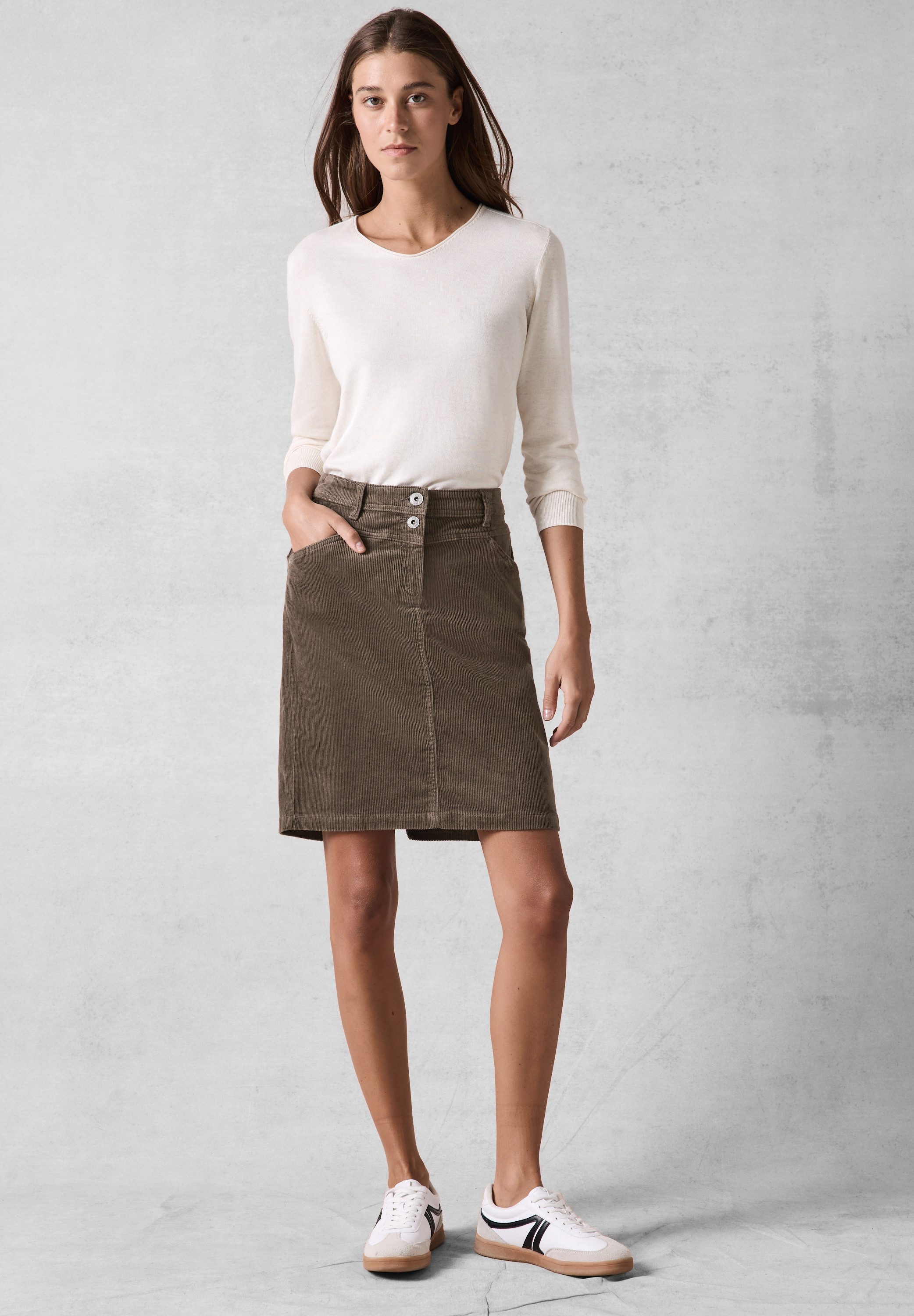 CECIL Minirock mit Schlitz