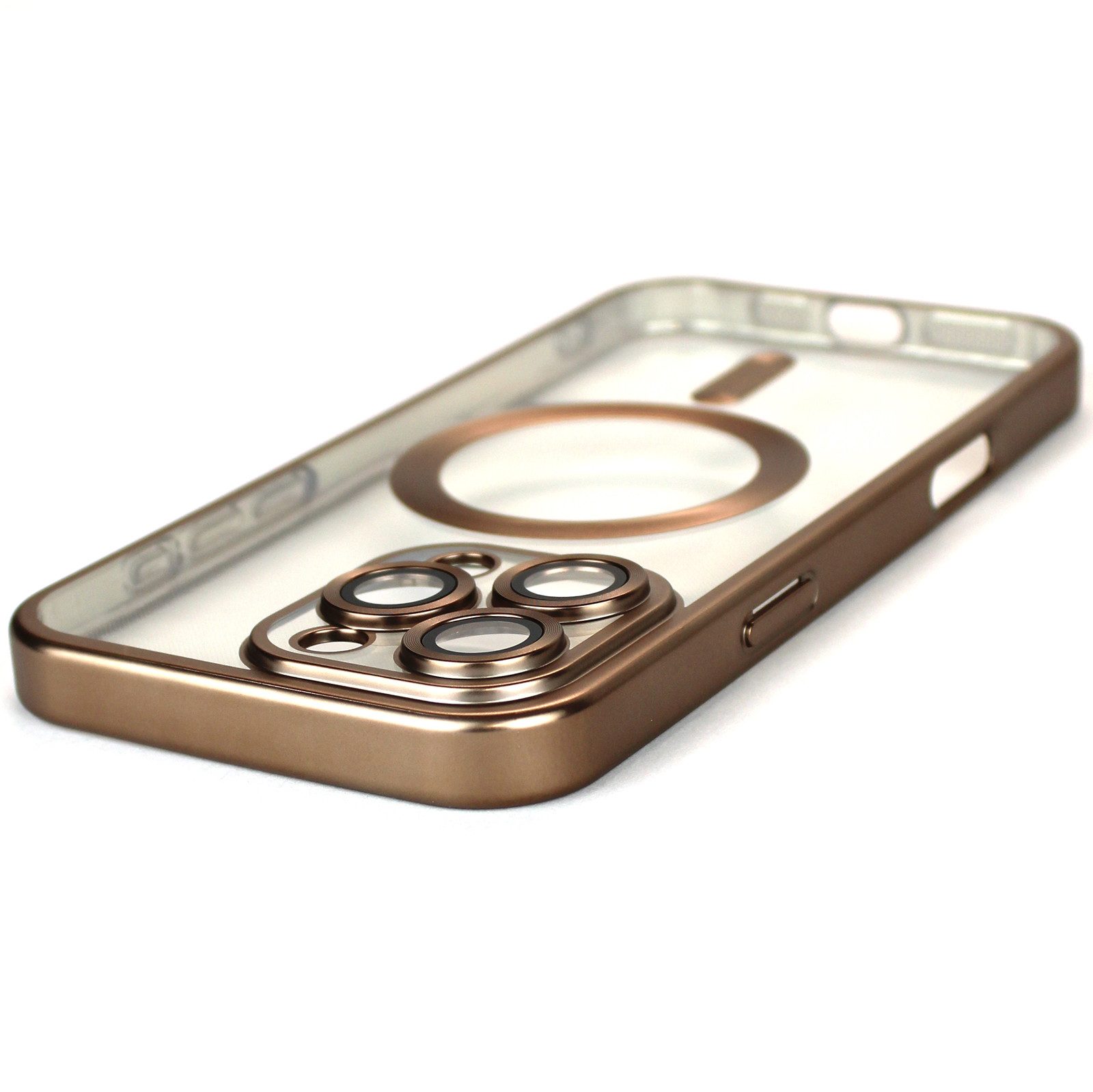 Wörleonline Handyhülle für iPhone 16 Pro / iPhone 16 Pro Max mit integriertem Kameraschutz 6,9 Zoll, TPU Schutzhülle in passendem Titan-Farbton, MagSafe kompati – Bild 4 von 5