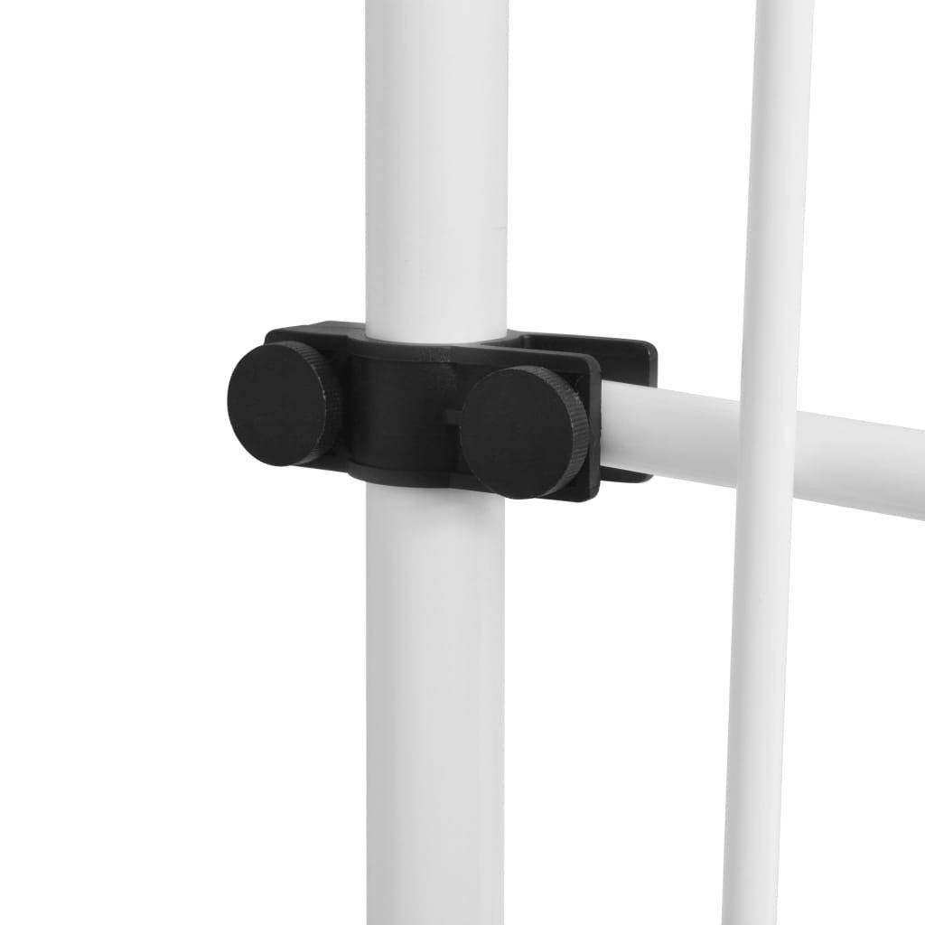 DOTMALL Markise Einziehbare Markise Handbetrieben 400 cm Blau/Weiß Gestreift