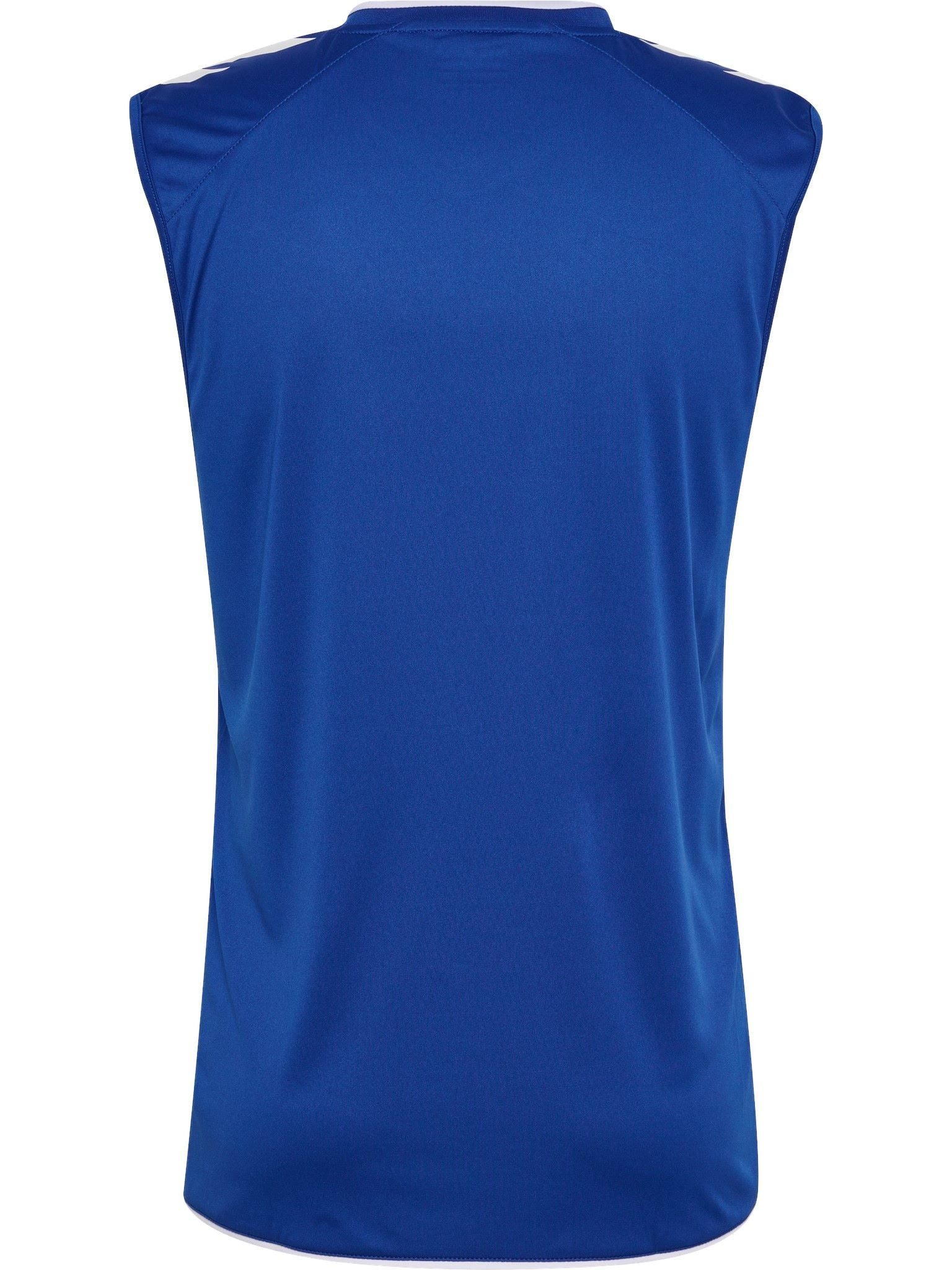hummel Tanktop Sport-Tank hmlCORE 2.0 Jersey (100% rec. Polyester) blau/weiss Herren – Bild 3 von 5