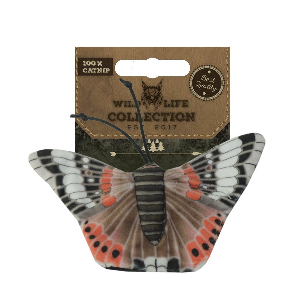 Thumbnail - wild life collection Tierkuscheltier Wild Life Cat Red Admiral Butterfly (Admiral Schmetterling)