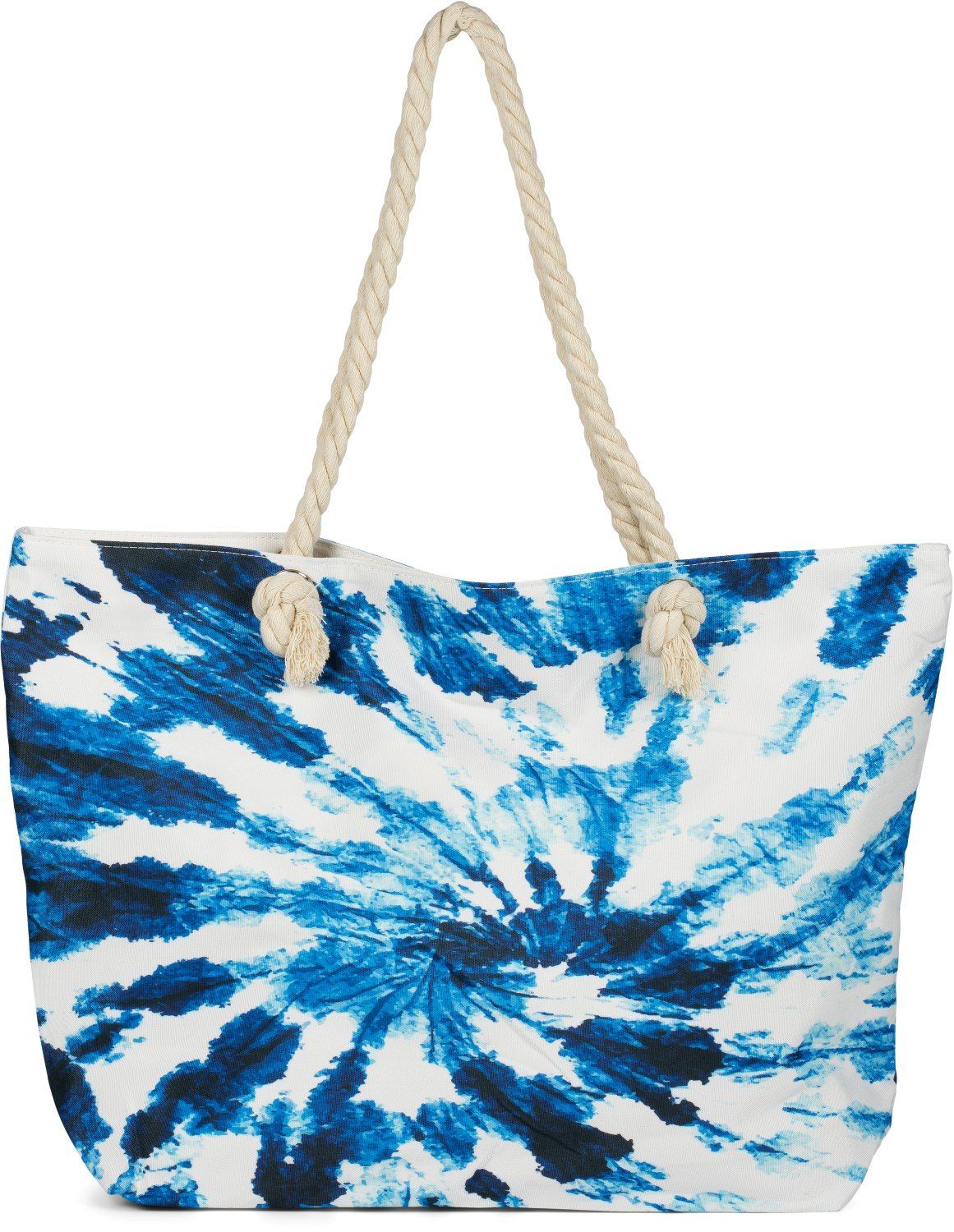 styleBREAKER Strandtasche (1-tlg), Strandtasche Batik Style