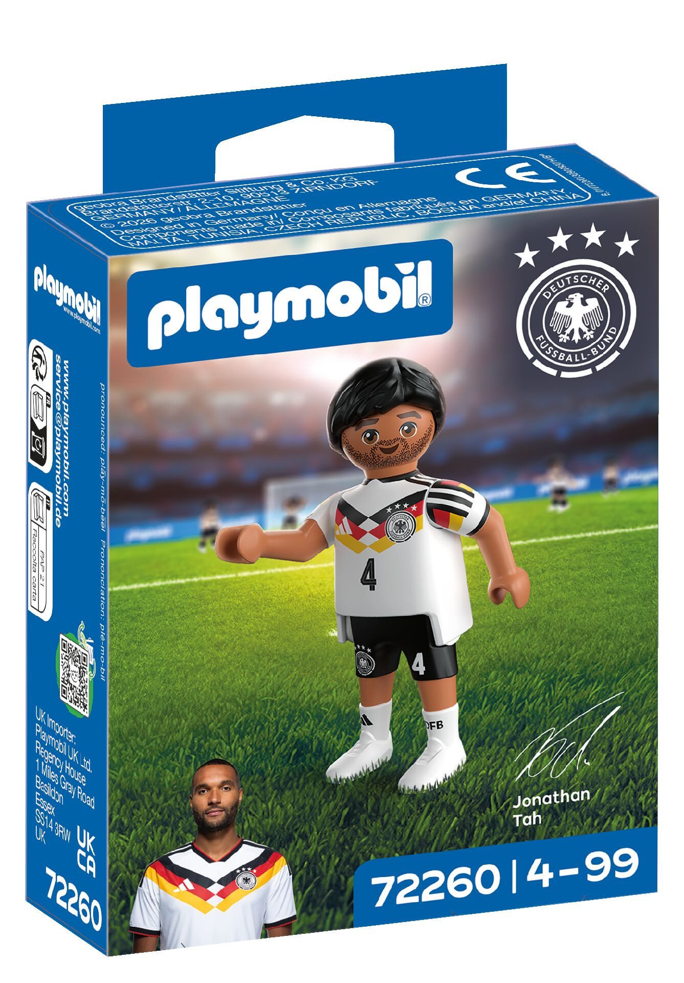 Playmobil® Jonathan Tah (72260), DFB Konstruktions-Spielset, Made in Europe von Playmobil®