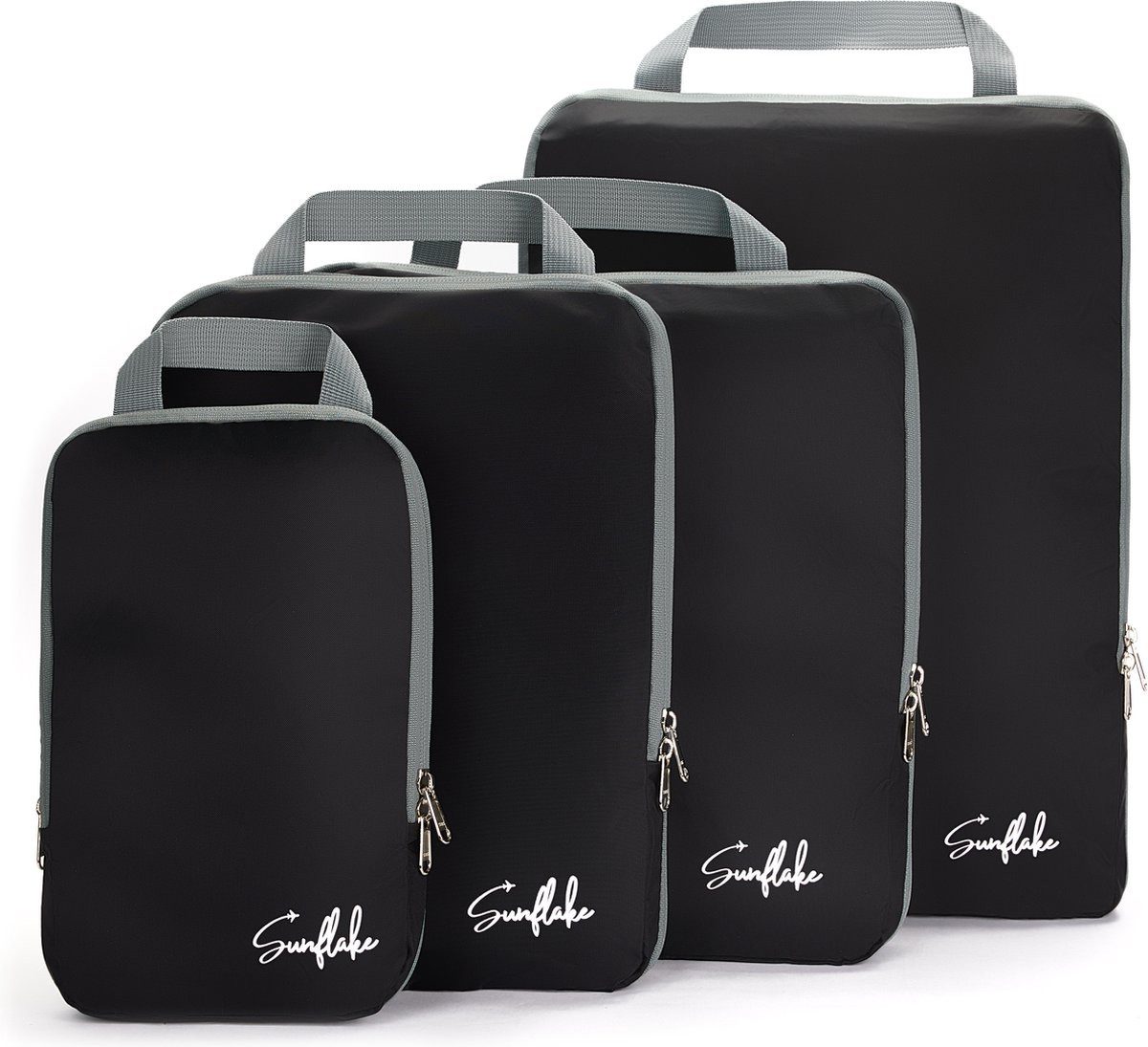 Sunflake Packsack mit Kompressionsreißverschluss - Packwürfel 4er Set (Komp günstig online kaufen