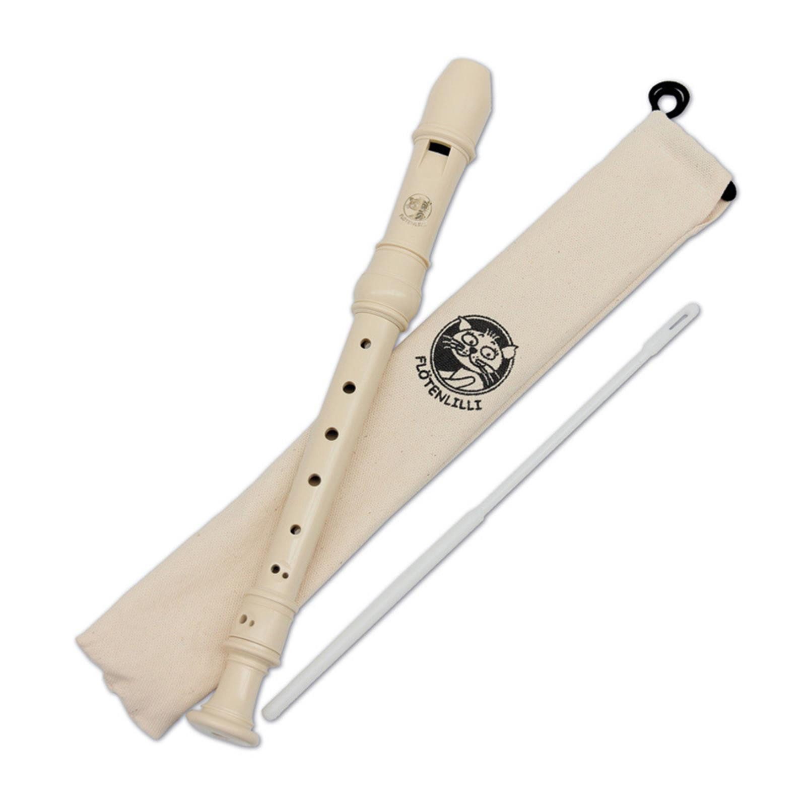 Hage Blockflöte Hage EH3908 Flötenlilli Blockflöte - Deutsche Griffweise mit Tasche