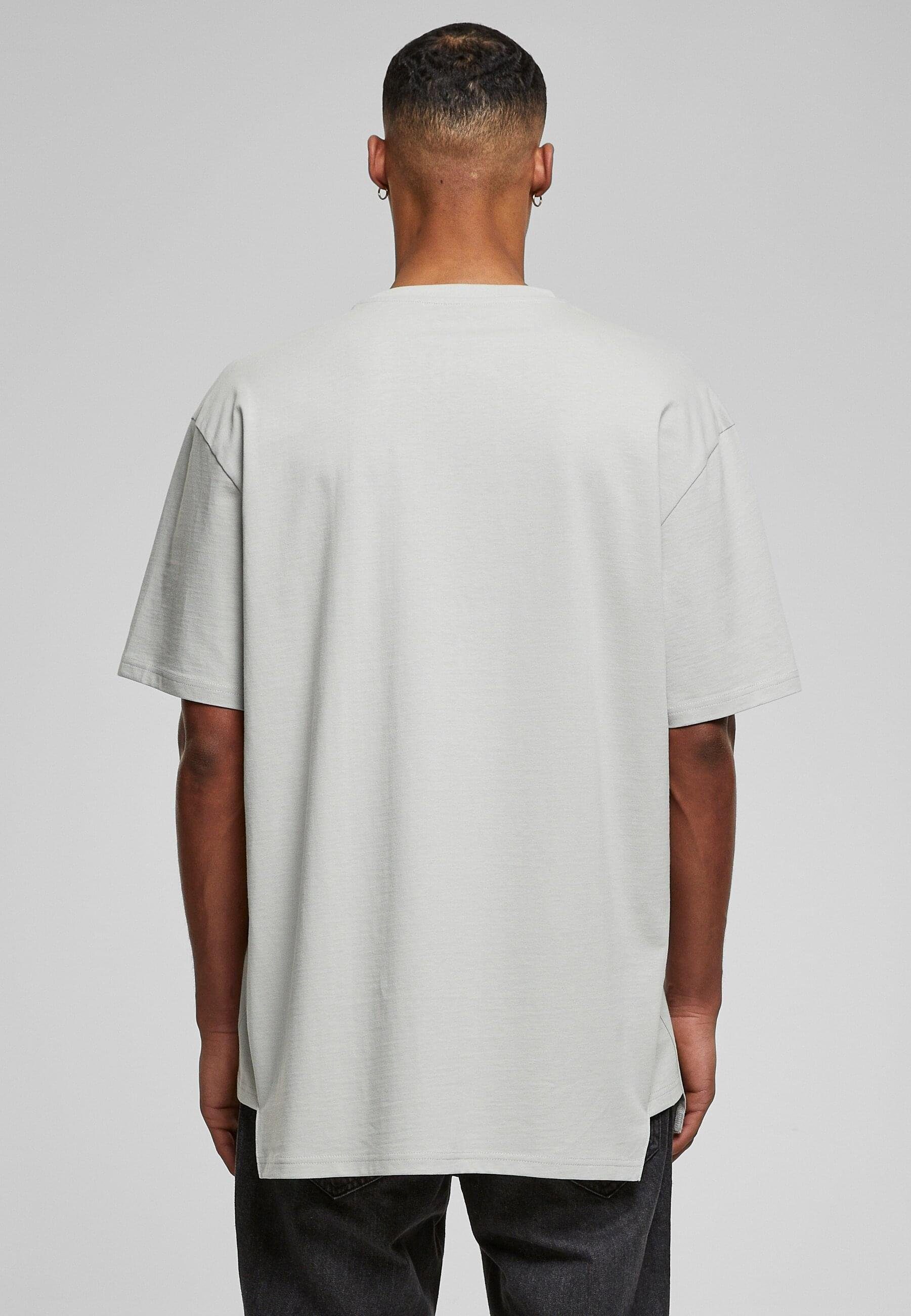 URBAN CLASSICS T-Shirt Herren Tee (1-tlg) lightasphalt Triangle