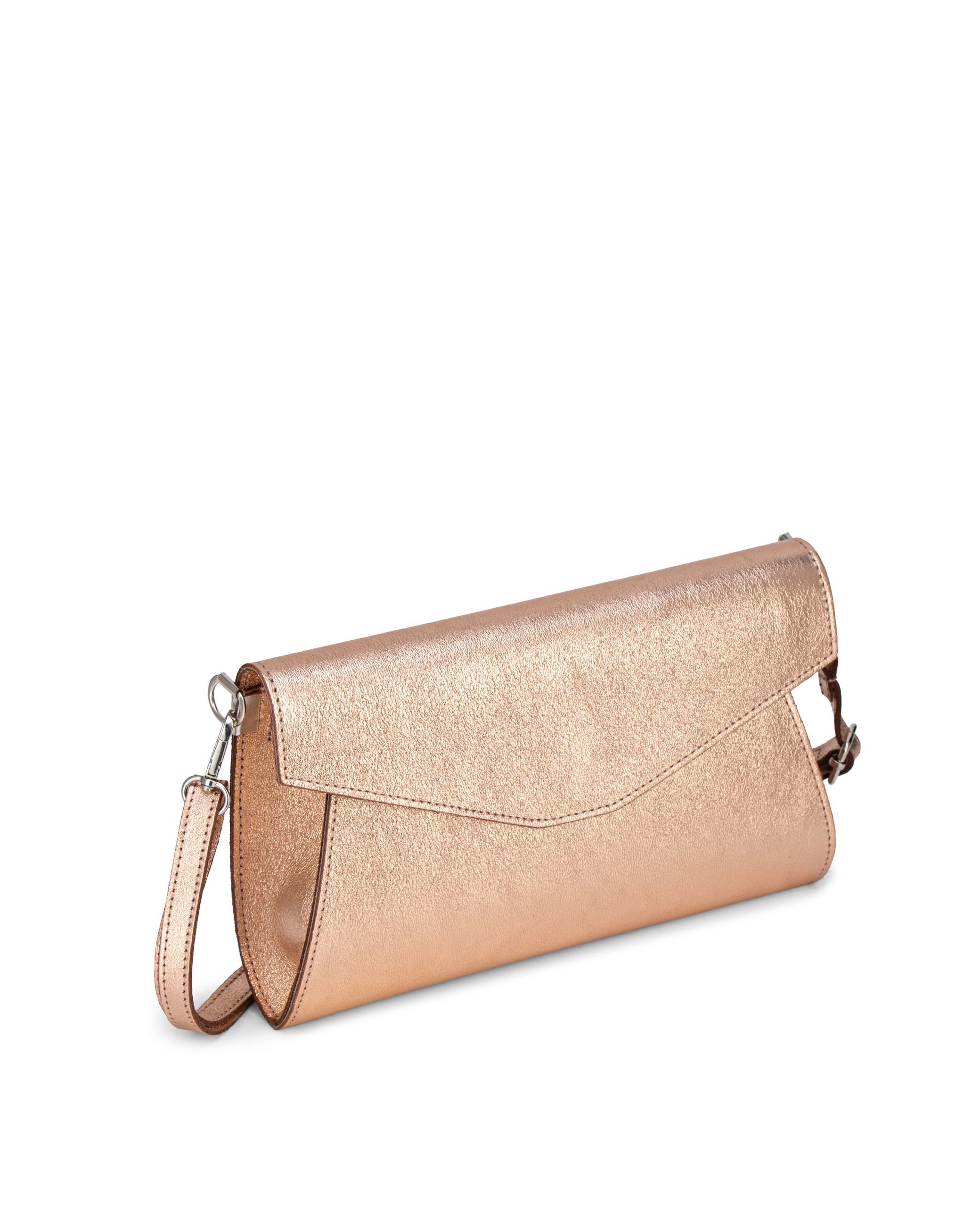 Caspar Clutch Leder Envelope Abendtasche Damen günstig online kaufen