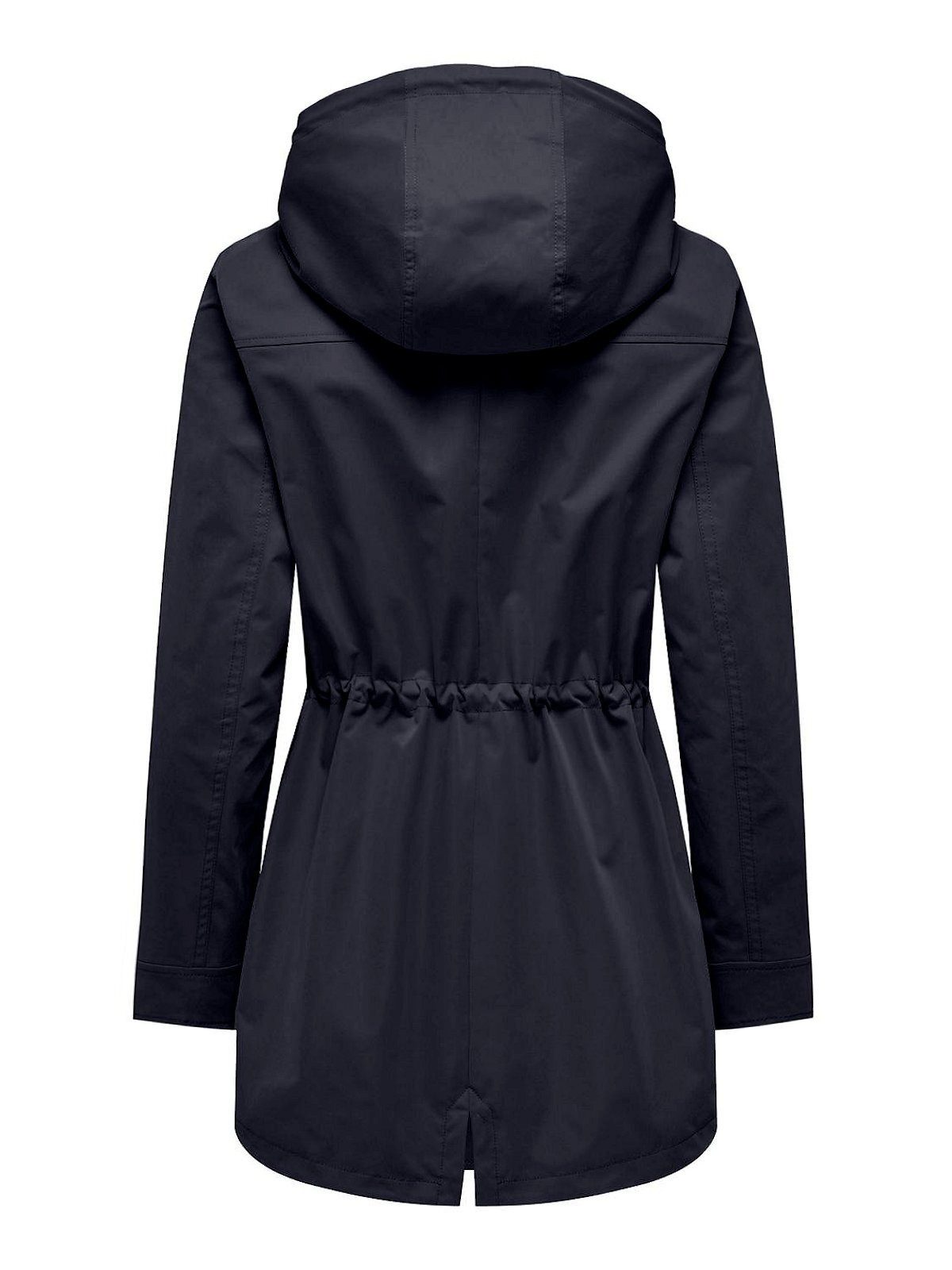 ONLY Parka ONLLouise Parkastyle, mit Kapuze und Taillenzugband