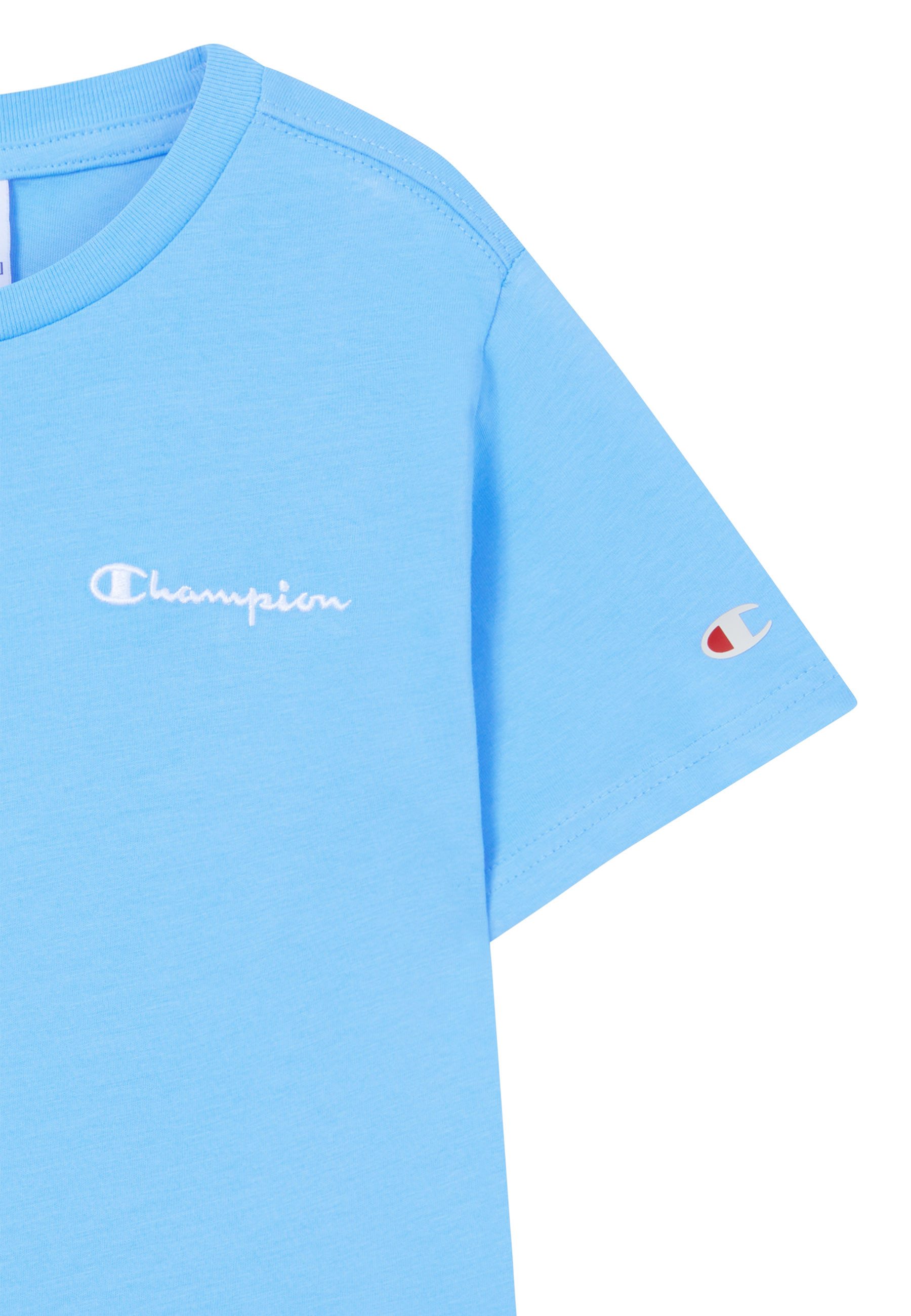 Champion T-Shirt ICONS CONTRAST Crewneck T-Shirt mit Rundhalsausschnitt, Kurzarm, aus Baumwolle, klassischer Schnitt