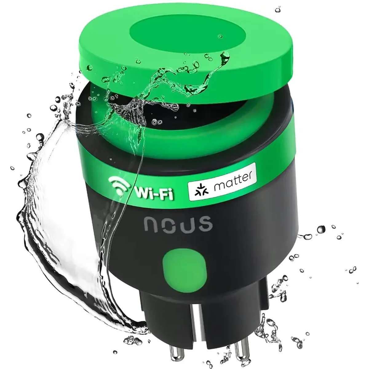 NOUS Funksteckdose A6M Outdoor Plug Matter 1pcs 3680W/16A/Monitoring/Matter