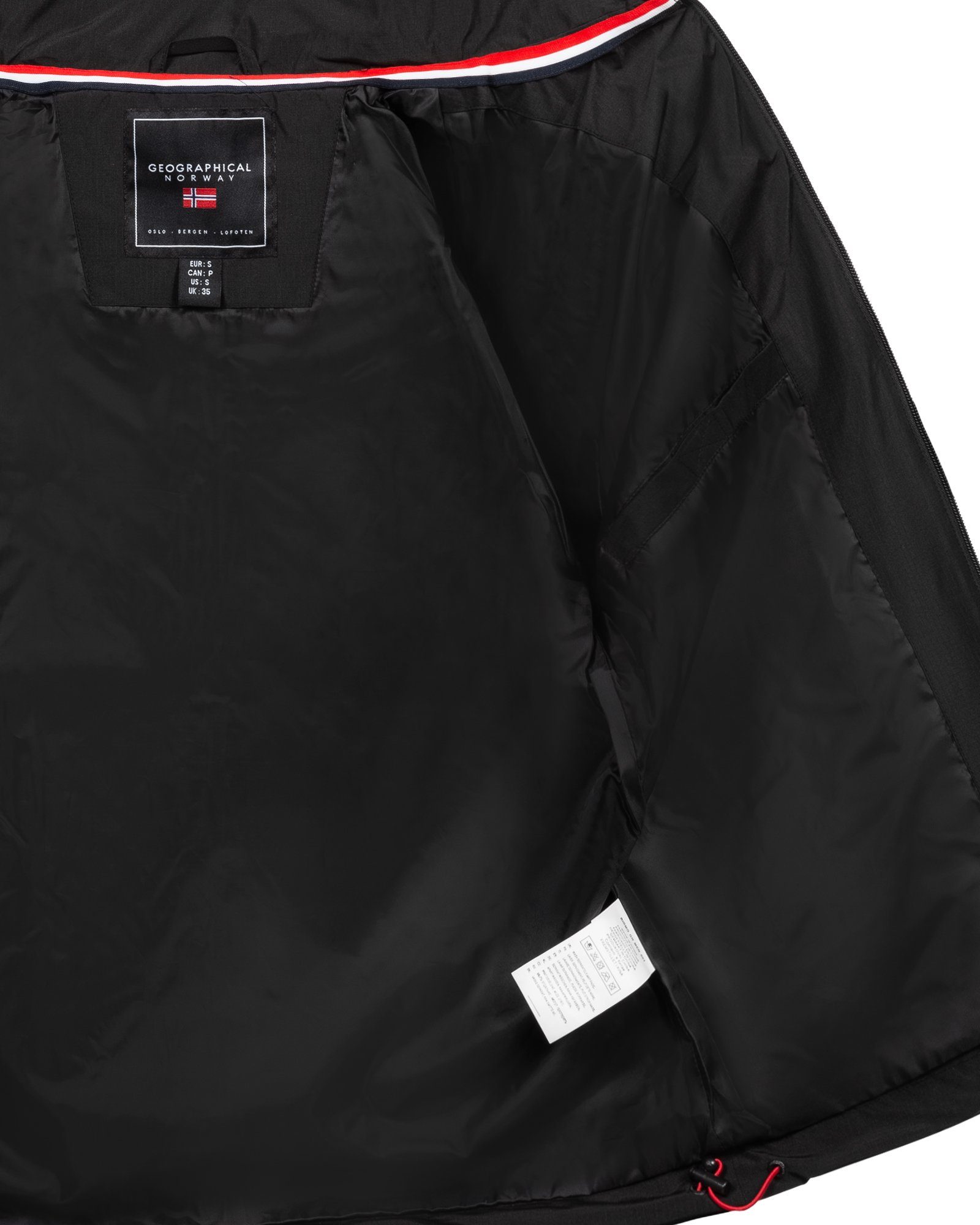 Geographical Norway Steppjacke Herren Übergangsjacke Frühlingsjacke Windbreaker Blouson Stehkragen – Bild 4 von 5