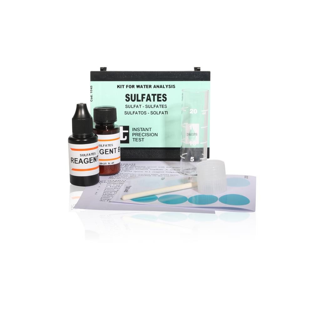 Aquintos Wasseraufbereitung Trinkwassertest Sulfat Wassertest, Messbesteck