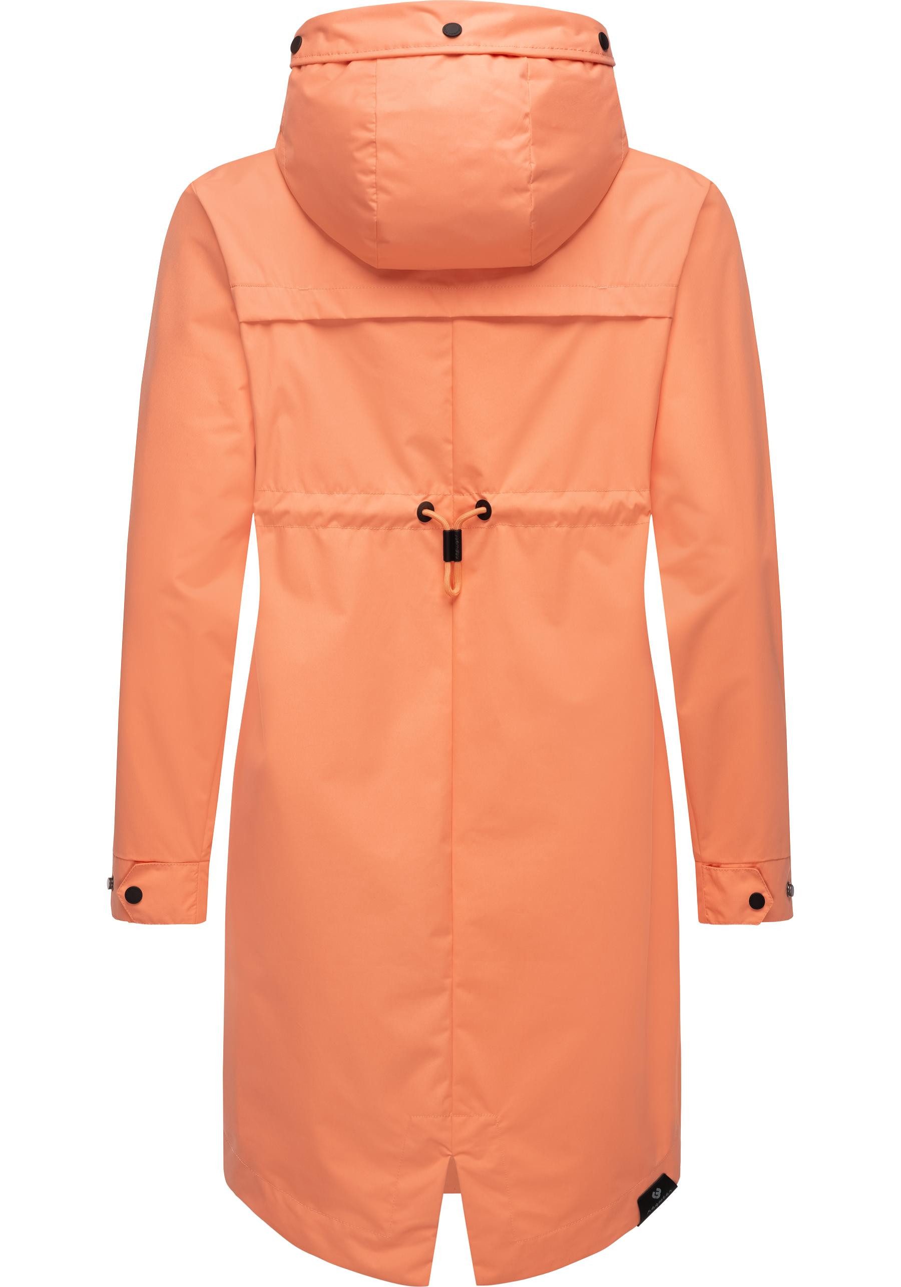 Ragwear Jerseymantel Rejany Wasserdichter Damen Parka für die Übergangszeit