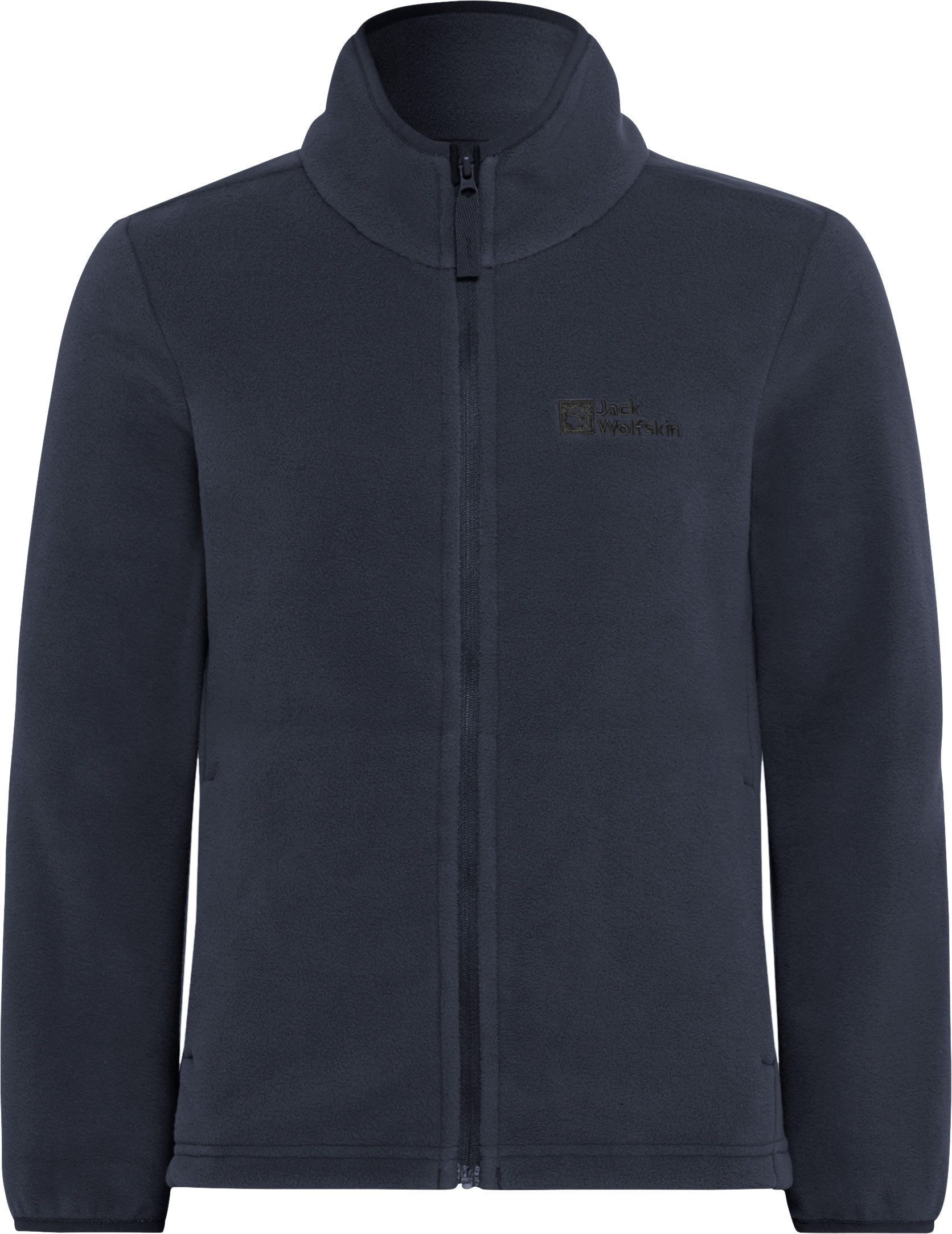 Jack Wolfskin Fleecejacke TAUNUS JACKET K hochschließender Kragen, mit Reißverschluss, atmungsaktiv, winddicht