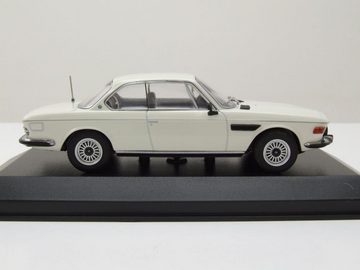 Minichamps Modellauto BMW 3.0 CS 1968 weiß Modellauto 1:43 Minichamps, Maßstab 1:43