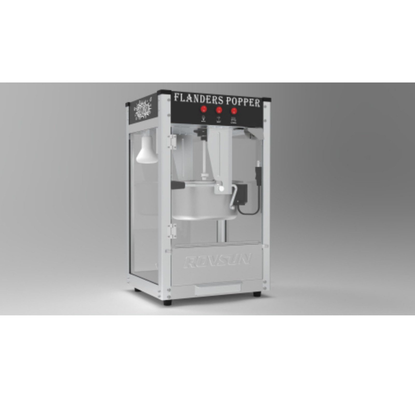 LALAHO Popcornmaschine Popcornmaschine, Popcornkessel aus Edelstahl, 800 W