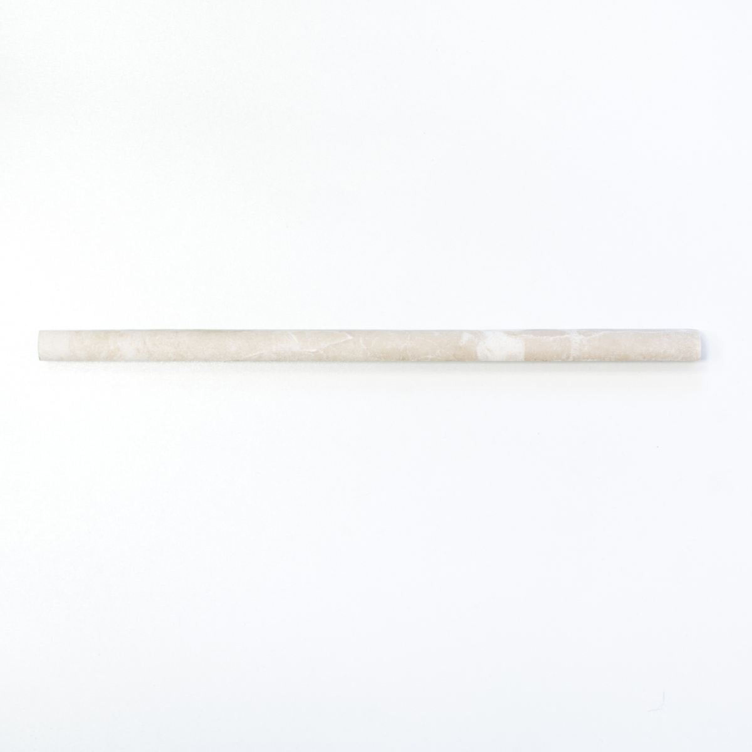 Mosani Fliesen-Bordüre Profil Marmormosaik Borde elfenbein matt / 10 Stück