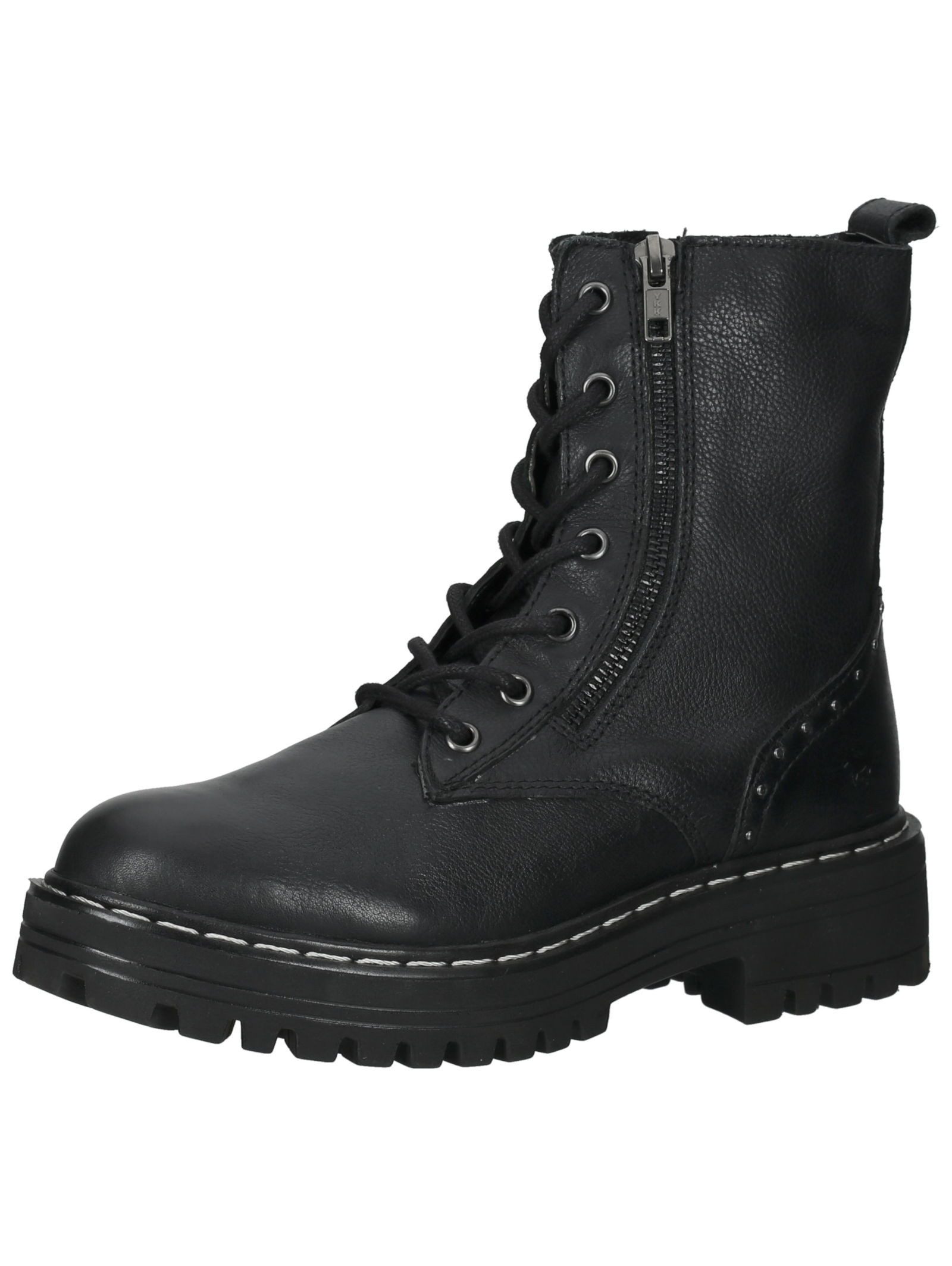 Mustang Shoes Stiefelette Leder Schnürstiefelette