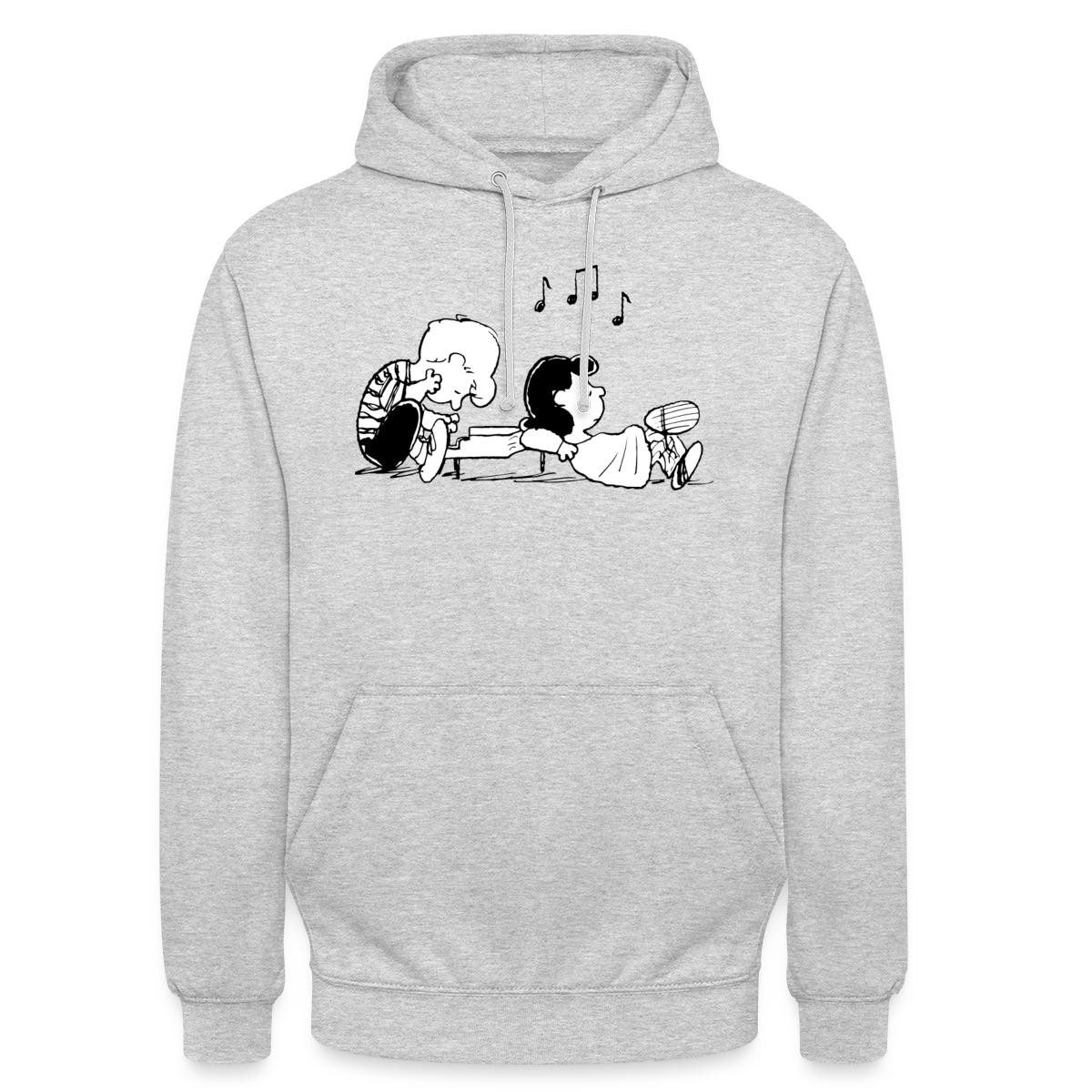 Hoodie Peanuts Schroeder Und Lucy Unisex Hoodie