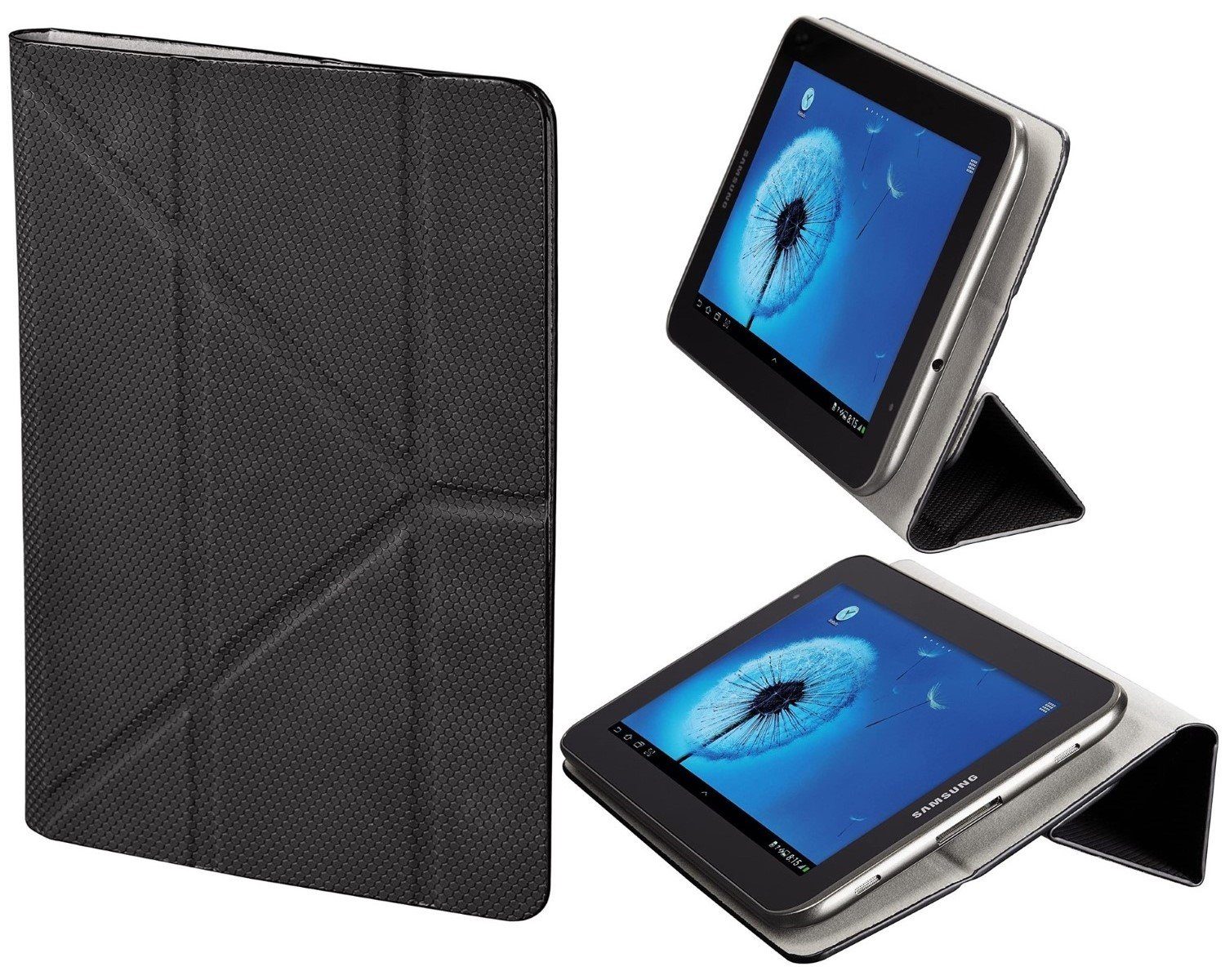 Hama Tablet-Hülle Klapp-Tasche 7" Schutz-Hülle Cover Case Suction, Universal Etui für 7 Zoll eReader eBook-Reader für Amazon Kindle etc.