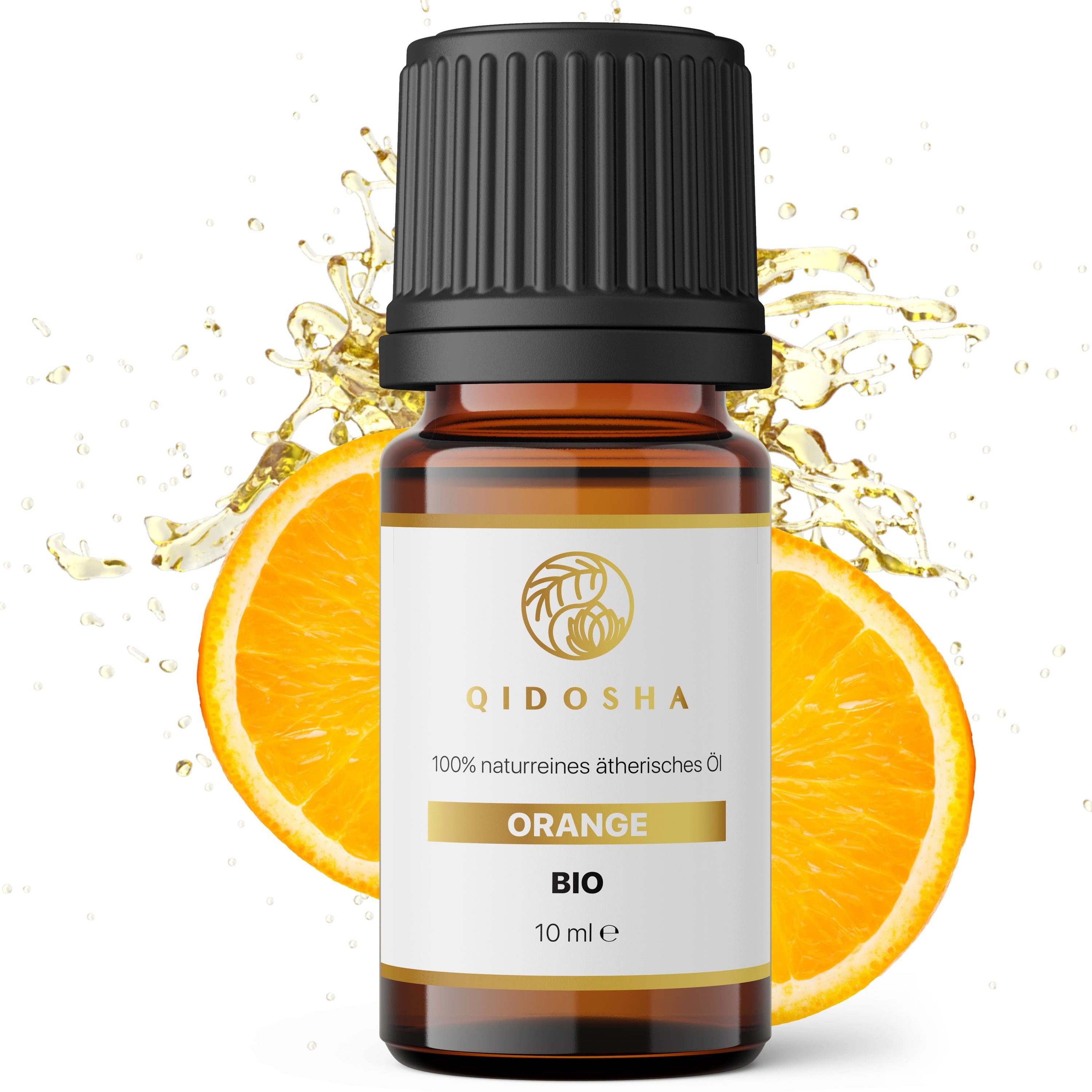 QIDOSHA Duftöl Orange - Ätherisches BIO Orangen Öl
