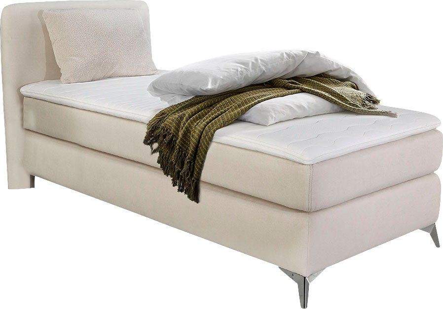 Jockenhöfer Gruppe Boxspringbett "Elfie" inkl. Topper, erhältlich in den Breiten 90,140 & 180cm und diversen Farbvarianten