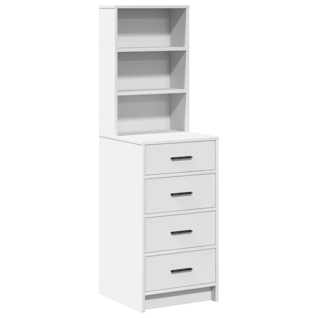 vidaXL Sideboard Hochboard mit Schubladen Weiß günstig online kaufen
