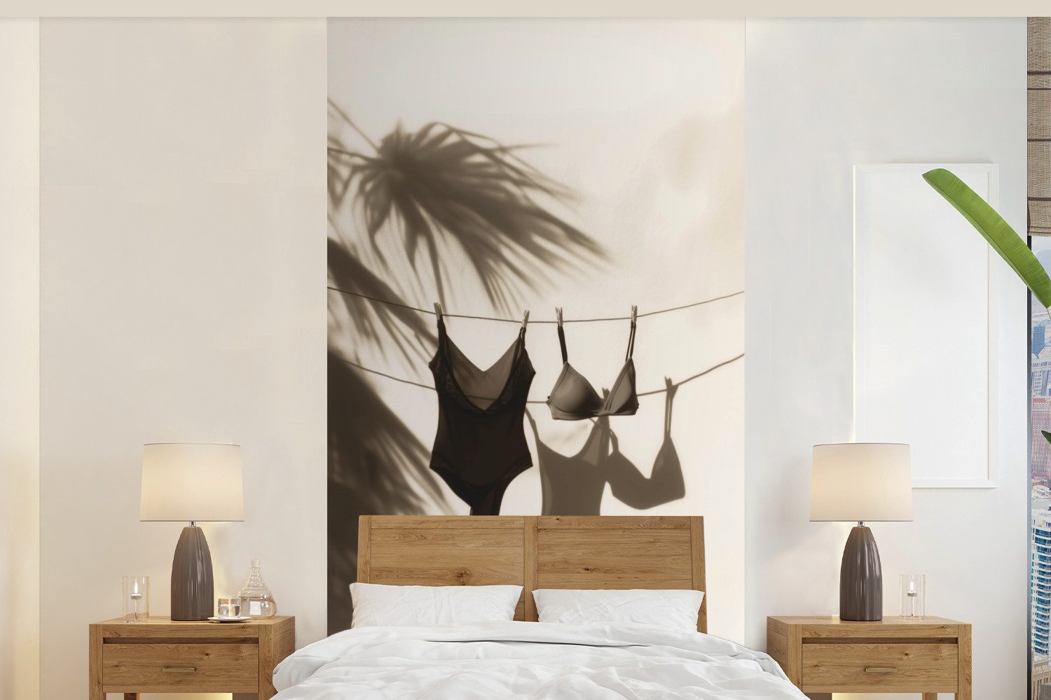 MuchoWow Fototapete Bademode - Palmen - günstig online kaufen