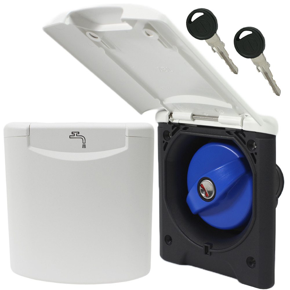 Tankdeckel Einfüllstutzen + Tankdeckel Wasser Frischwassertank Wohnmobil Caravan