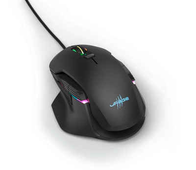 uRage »Reaper Morph 900 Profi Gaming Maus Mouse« Mäuse (USB LED 8 Tasten 16.000dpi)
