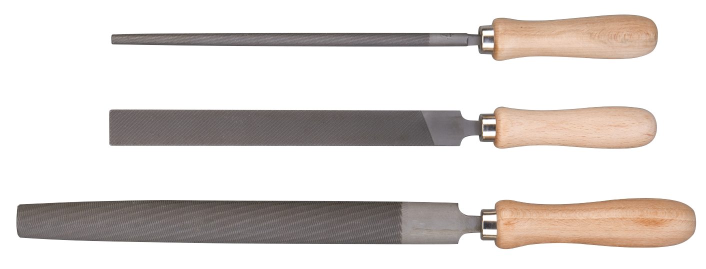 Ulmia Raspel ULMIA Feilen-/Raspelsatz 3 Werkzeuge Holzbearbeitung Ergonomisches