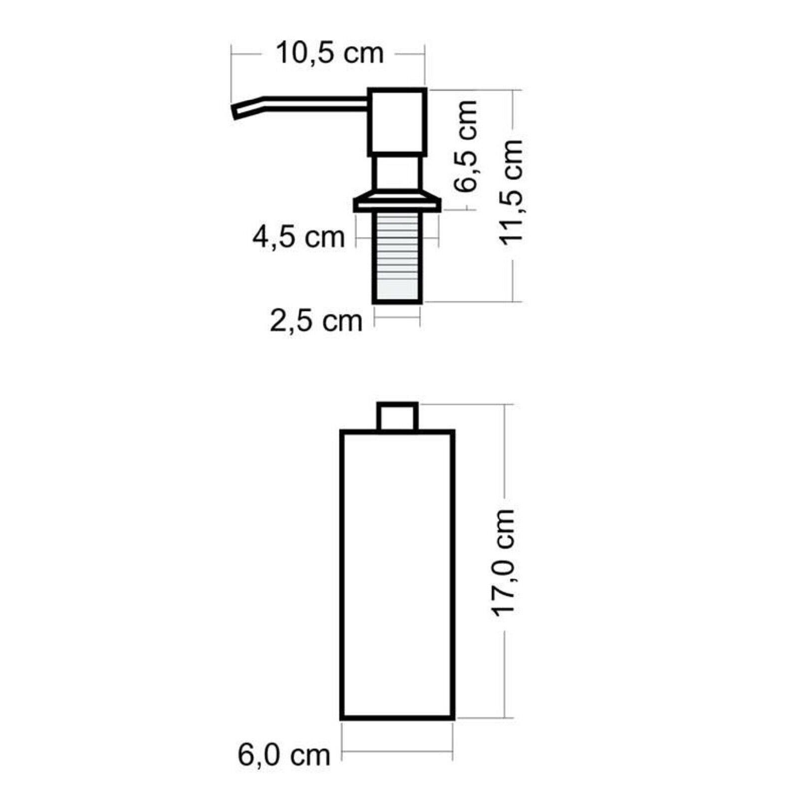 QLS Waschbecken, Ausgussbecken mit Armatur Seifenspender Draußen Grau 50,5x34,5x20 cm