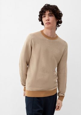 s.Oliver Strickpullover Pullover mit Two-Tone-Muster
