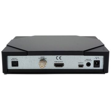 Telefunken TFK-S2000 DVB-S2 Full HD Sat Receiver HEVC, zertifiziert mit aktiviert SAT-Receiver