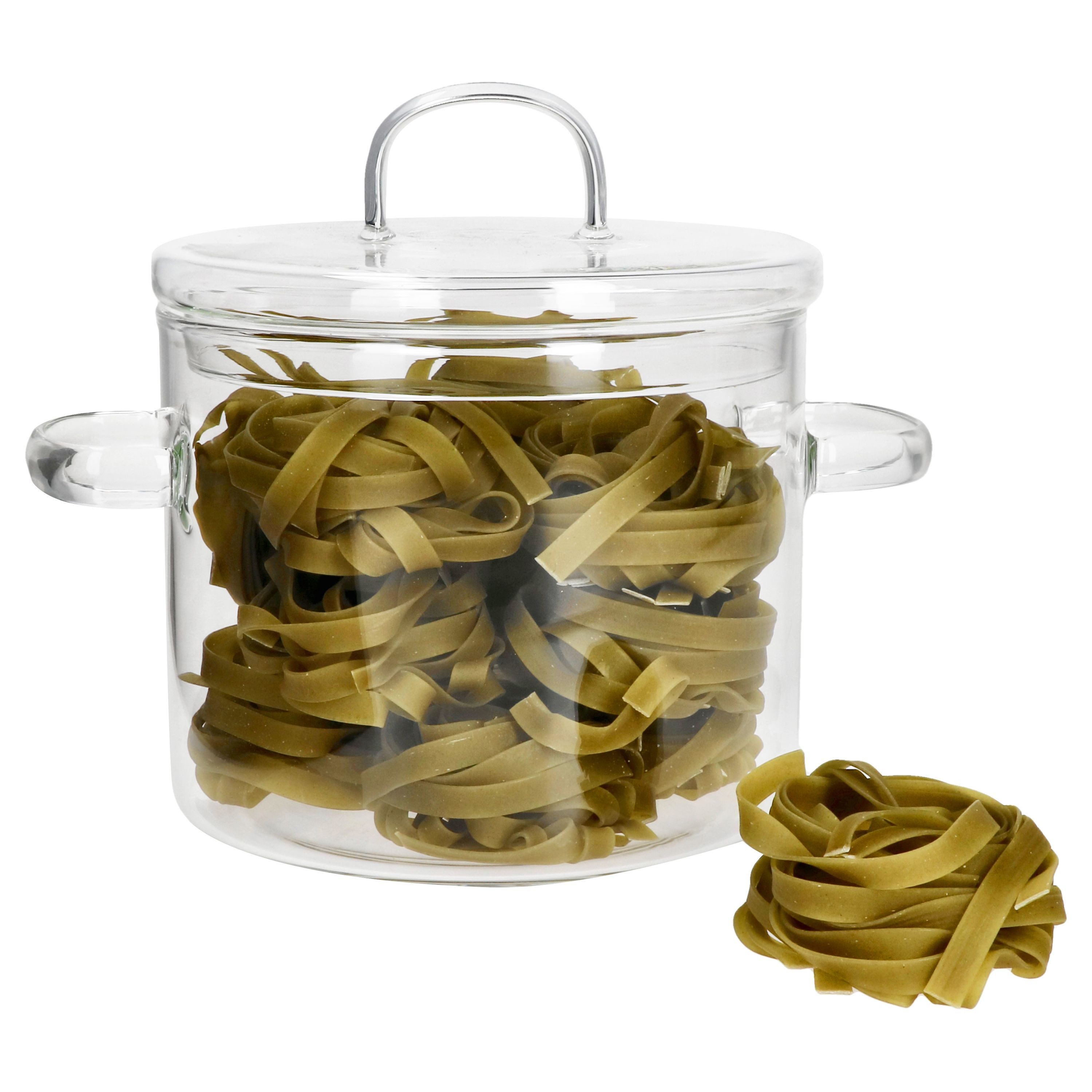 MamboCat Schmortopf MamboCat OLLA Glas-Topf klein Deckel 1,16 L hitzebeständig Kochtopf