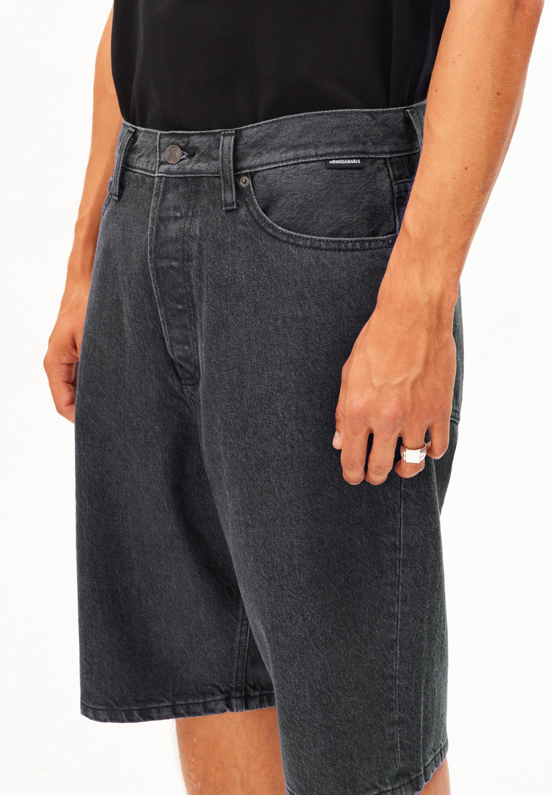 Armedangels Shorts BAGGY Jeans-Shorts aus Baumwoll-Lyocell-Mix (Baggy Fit)
