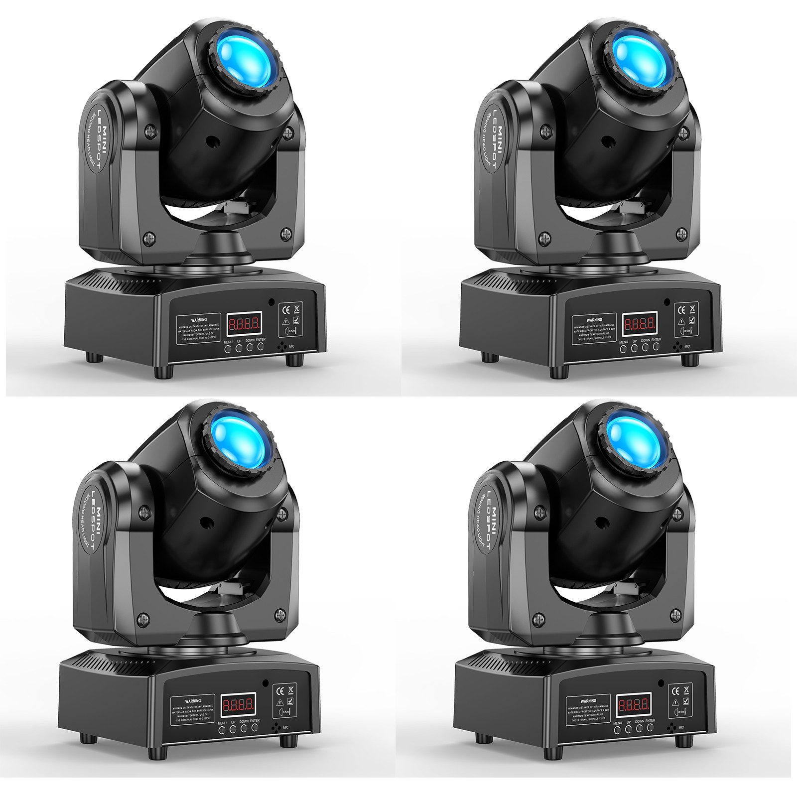 ZonQoonz Discolicht 100W Moving Head Light, BühnenLicht Gobo Strahl Für DJ Party Disco