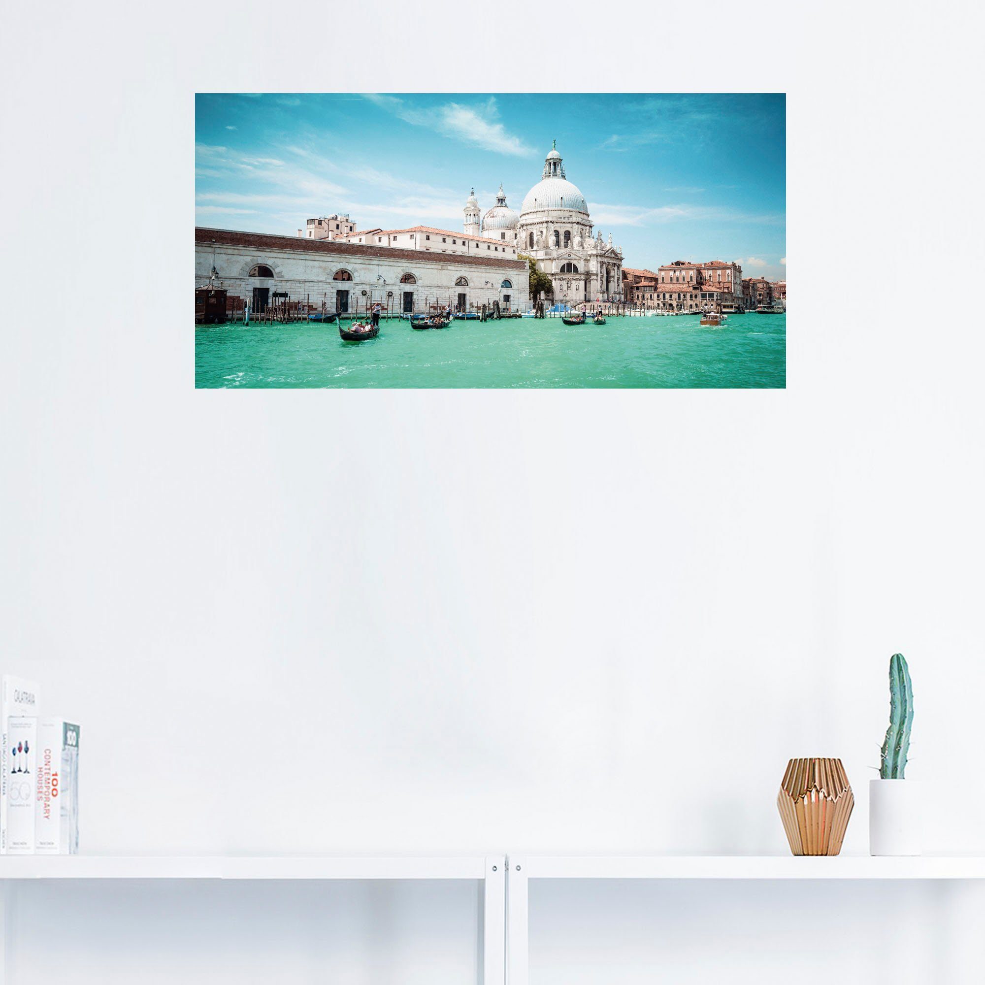 Artland Wandbild Venedig Santa Poster versch. Maria als in I, oder Leinwandbild, Alubild, St), Italien Wandaufkleber Salute Größen della (1