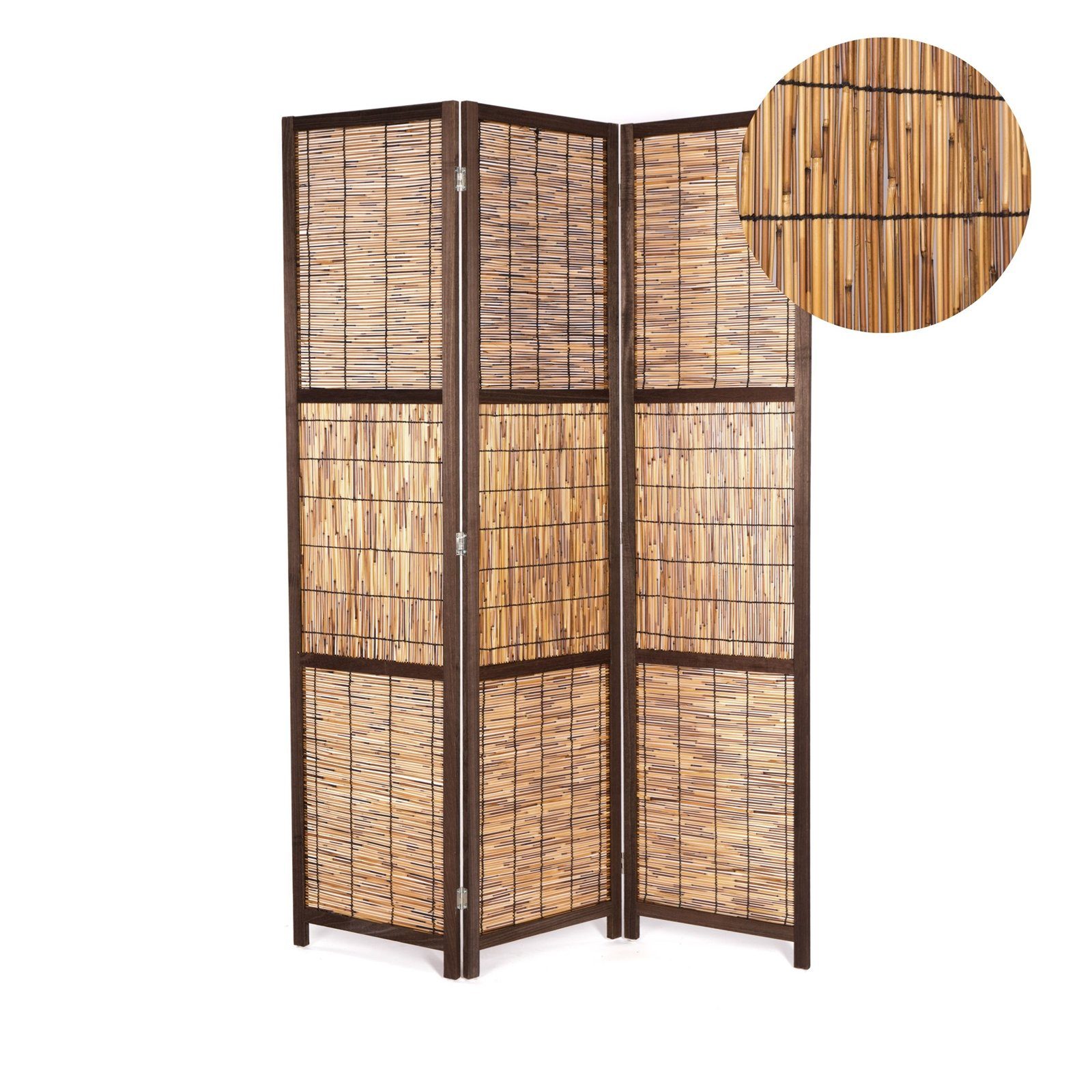 CREEDWOOD Paravent RAUMTEILER "CALA", Schilfrohr, 170x120 cm, Natur Paraven günstig online kaufen